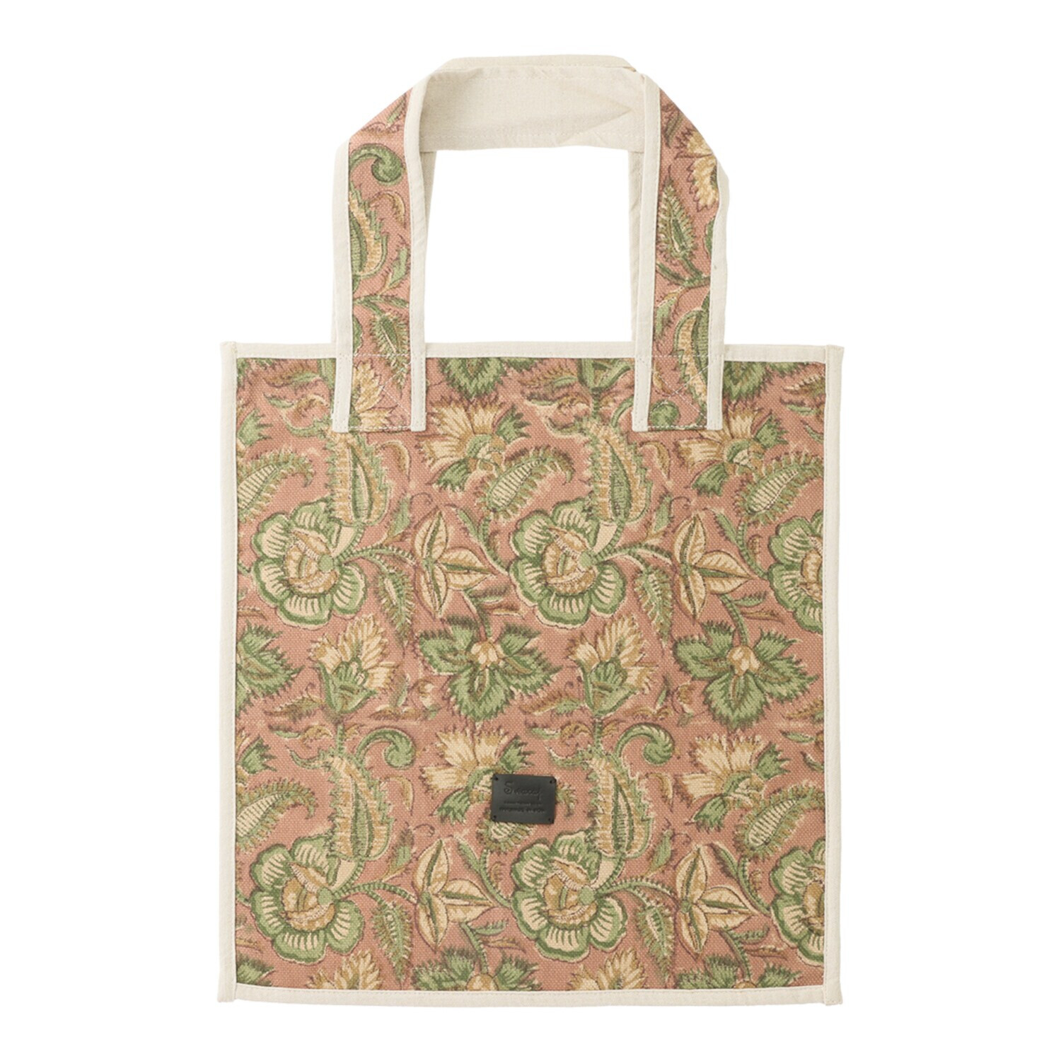 スワラージ 木版手押しプリント トートバッグ