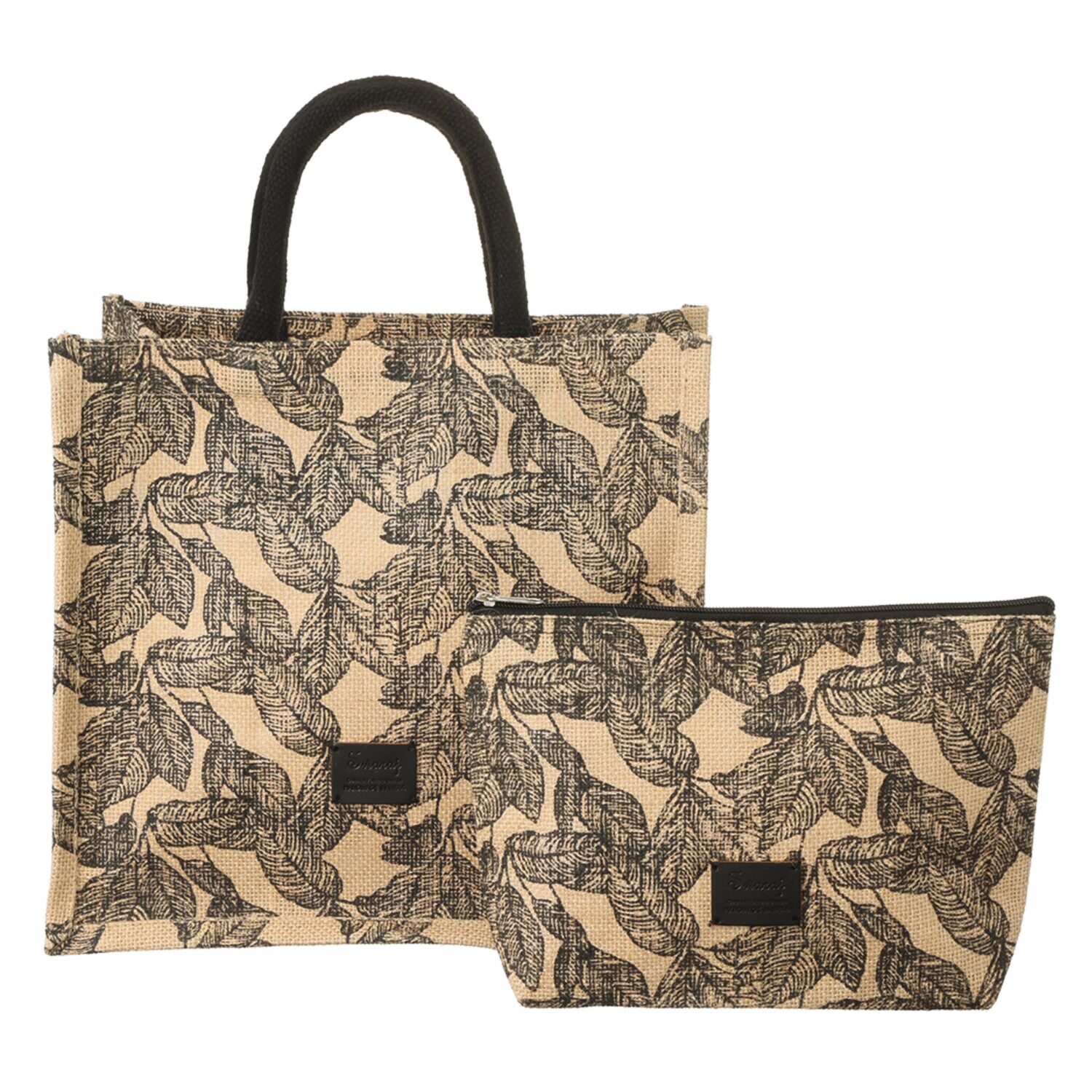 スワラージ ジュート トートバッグ＆ポーチ