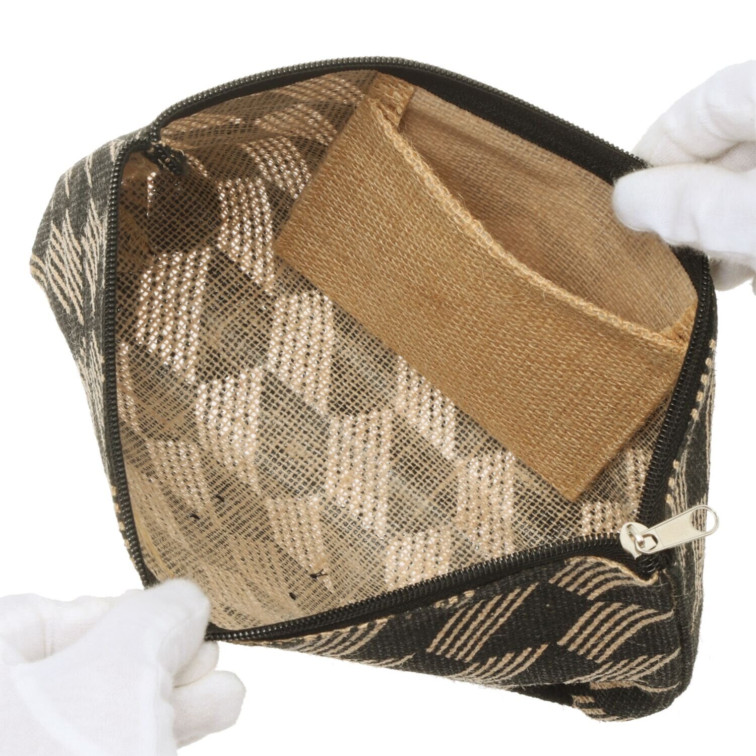 スワラージ ジュート トートバッグ＆ポーチ