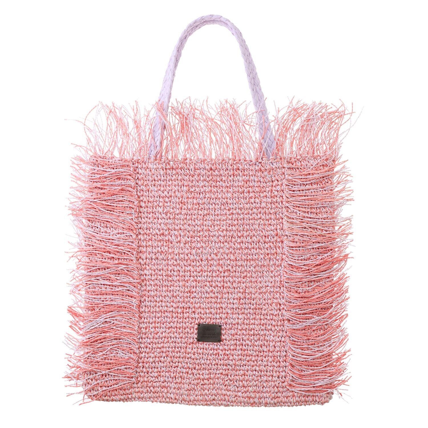 スワラージ 手編み フリンジデザインバッグ