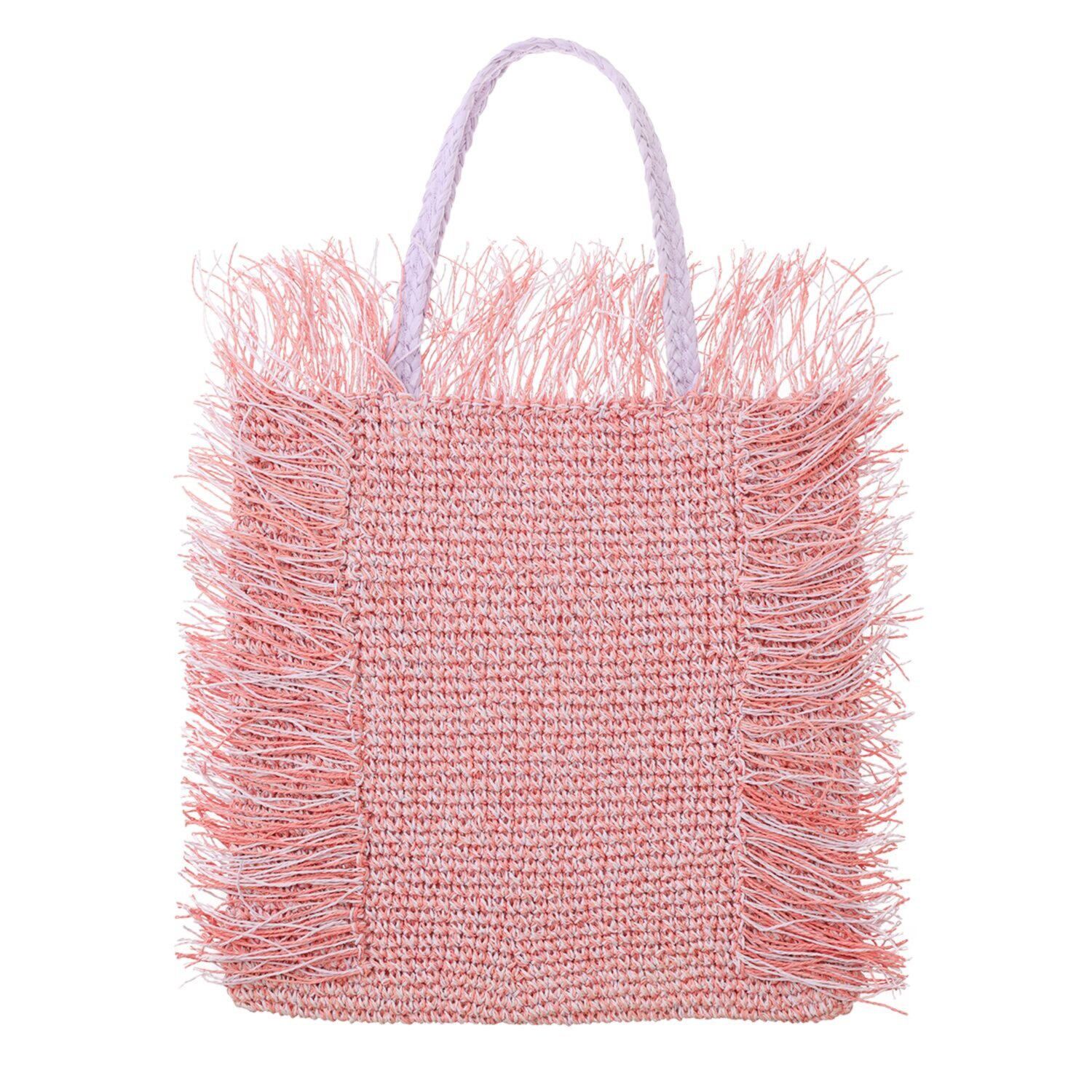 スワラージ 手編み フリンジデザインバッグ