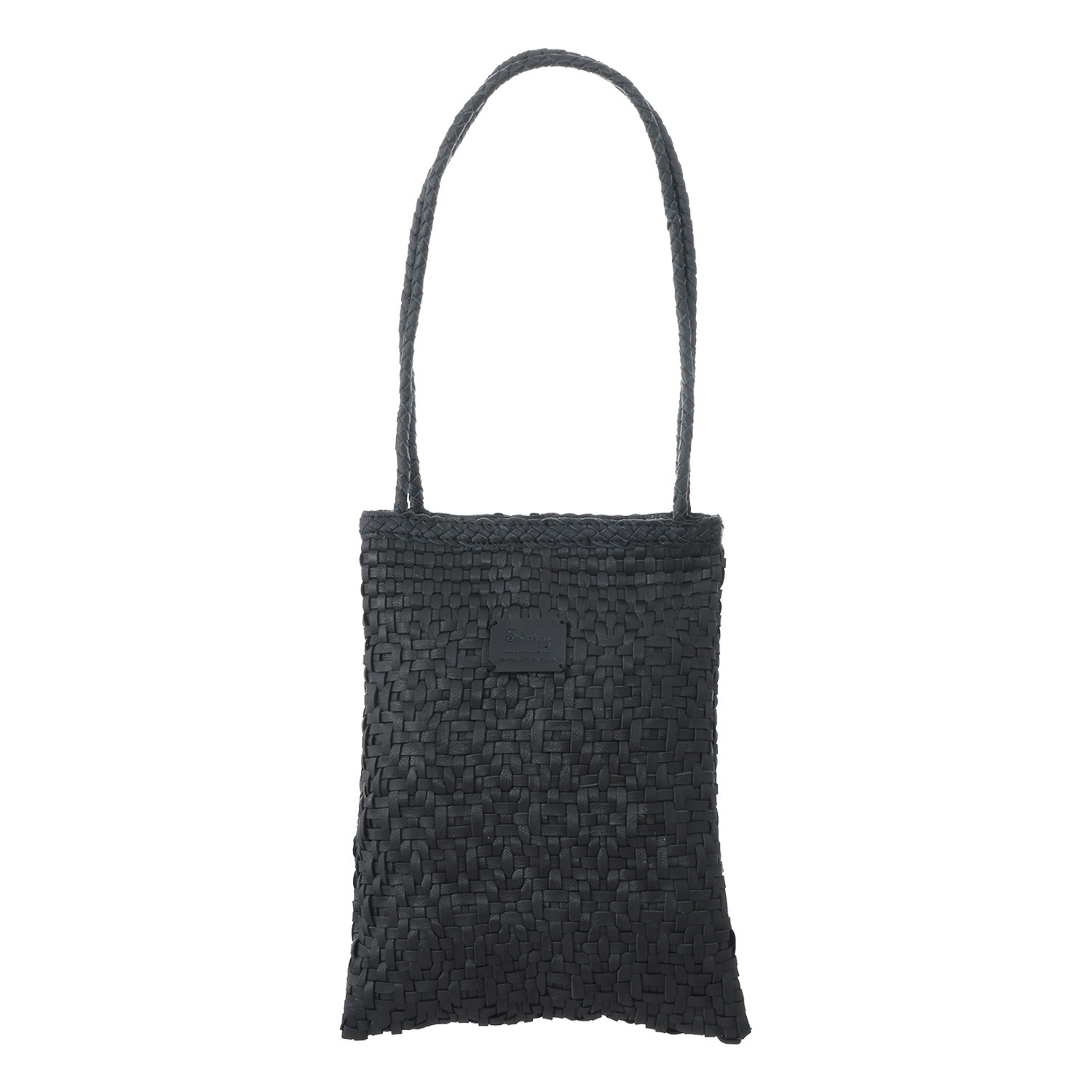 スワラージ 手編み メッシュレザー ショルダーバッグ