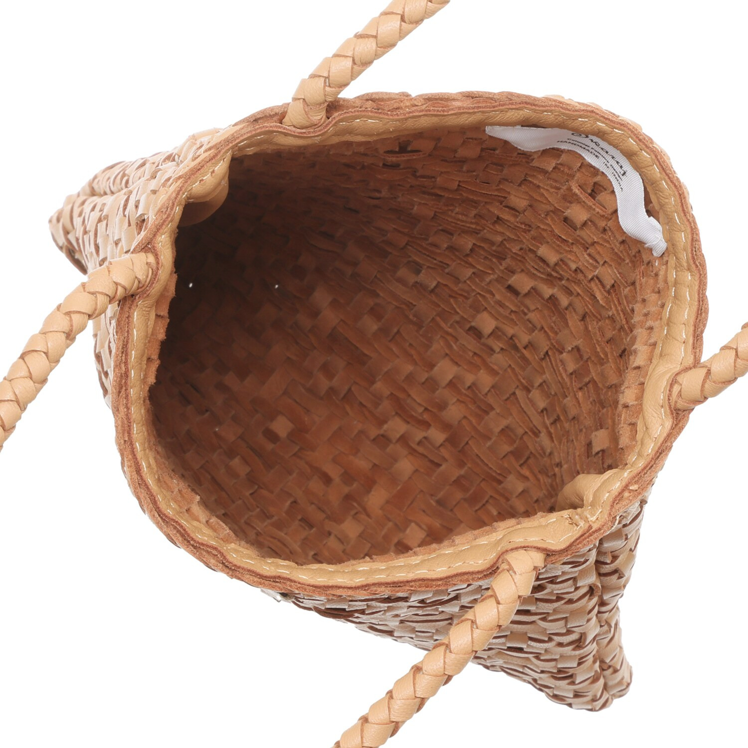 スワラージ 手編み メッシュレザー ショルダーバッグ