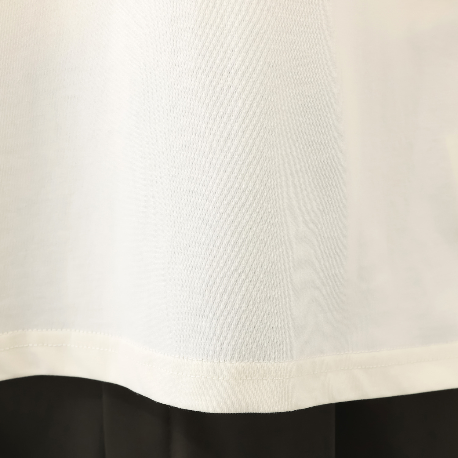 元町ゼラール スーピマコットン使用 ふんわりハイネック プルオーバー