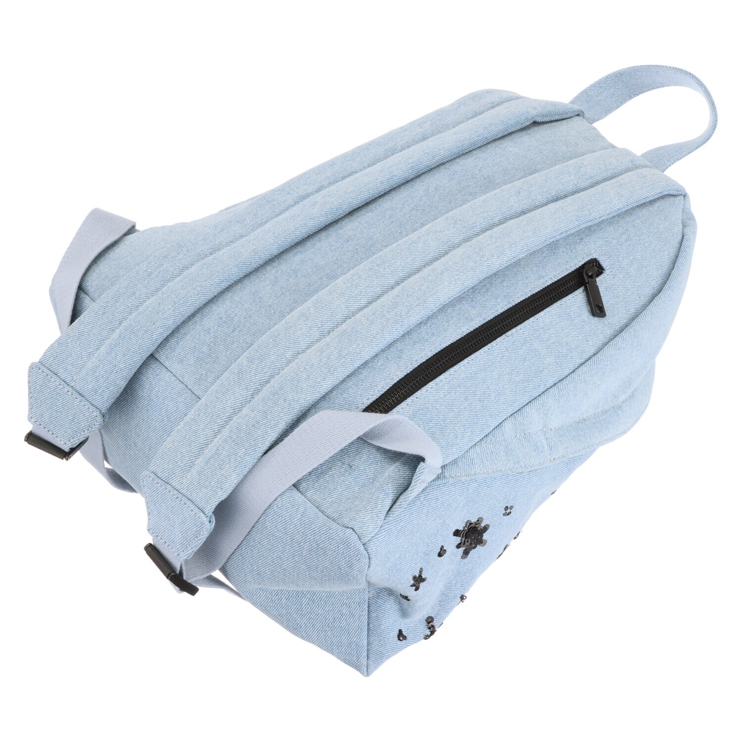 デシグアル デニム スパンコール ミッキーマウス バックパック