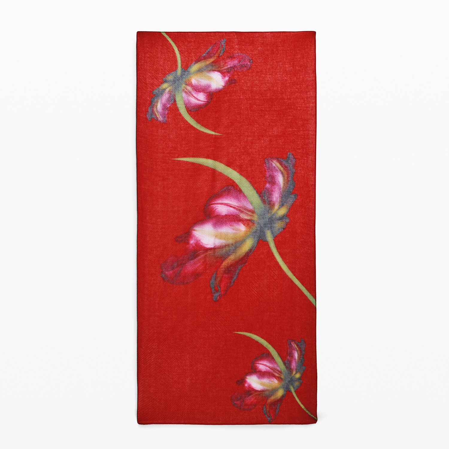 デシグアル フラワープリント レッドストール