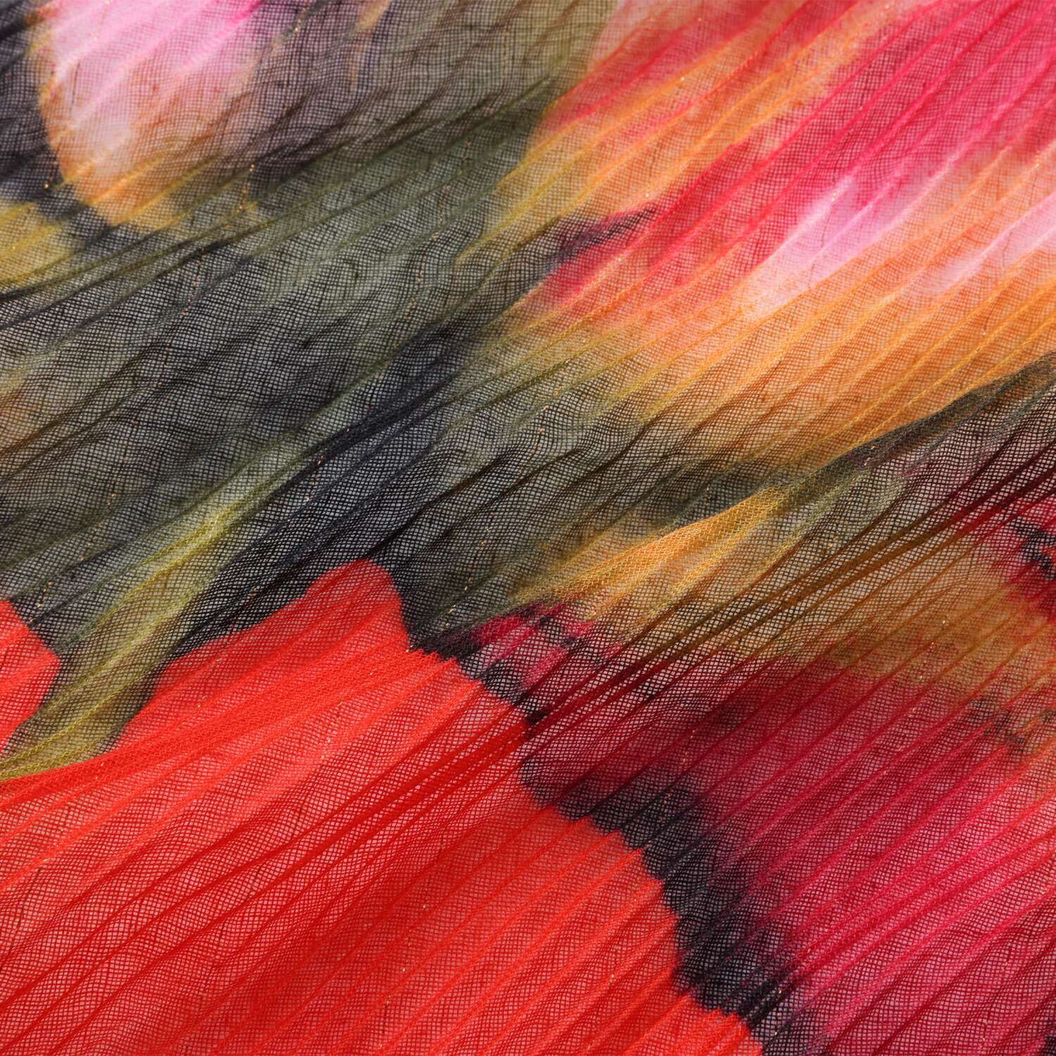 デシグアル フラワープリント レッドストール