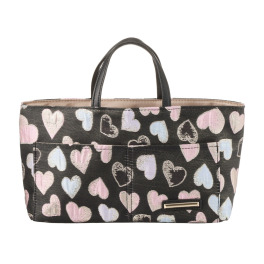 ラルジュ ハート柄 バッグインバッグ
