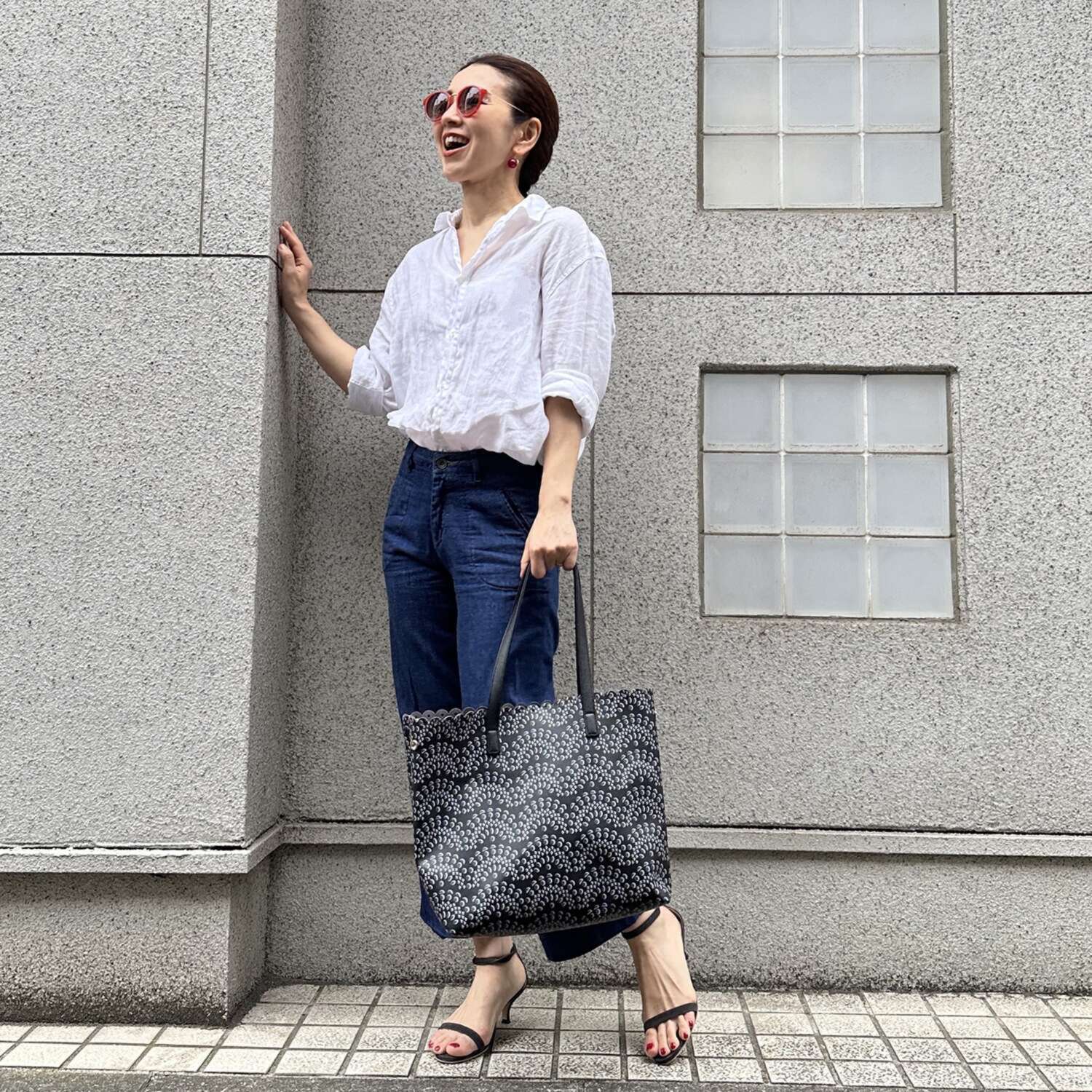 タマミ　ワタナベ トートバッグ “トリックバスケット”