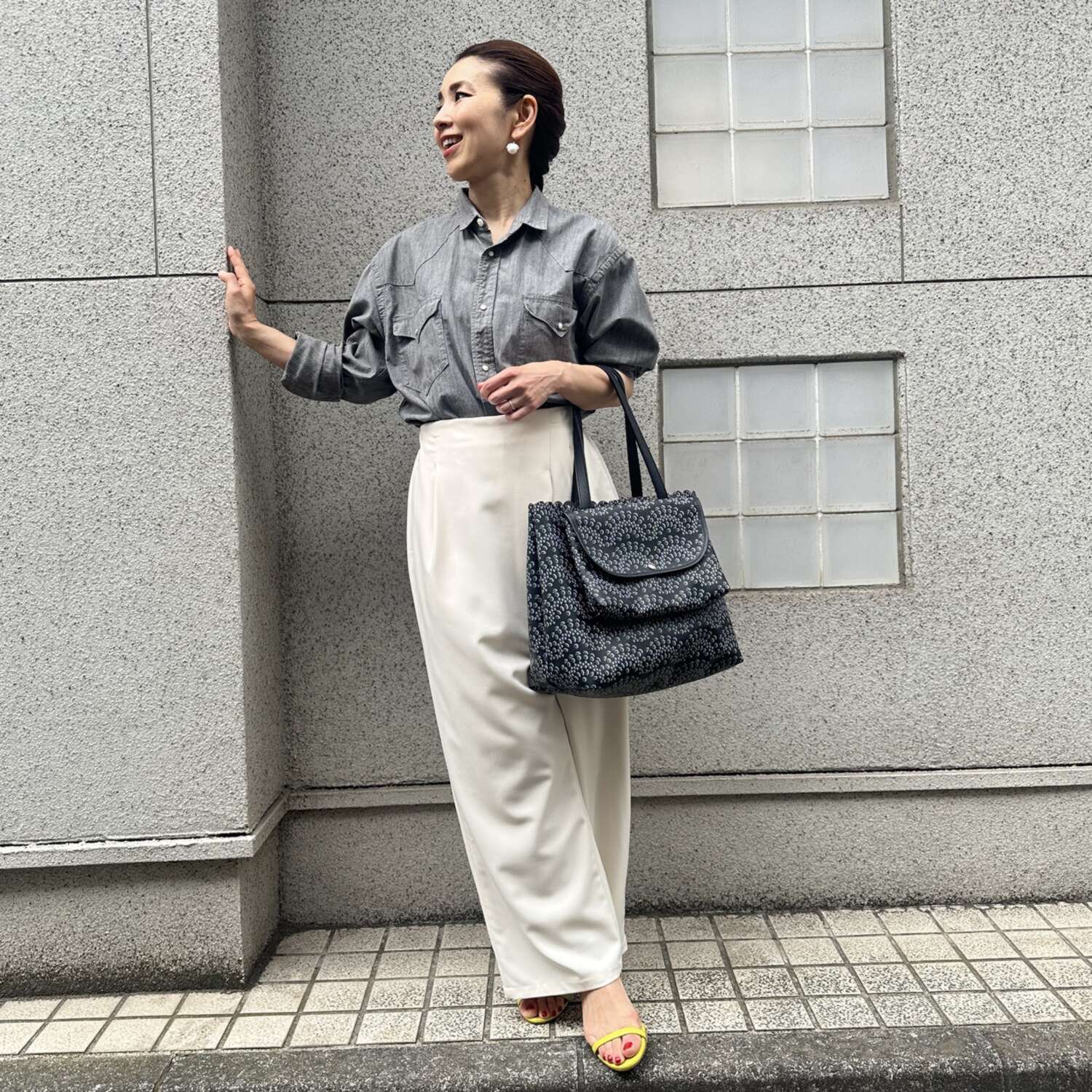 タマミ　ワタナベ トートバッグ “トリックバスケット”