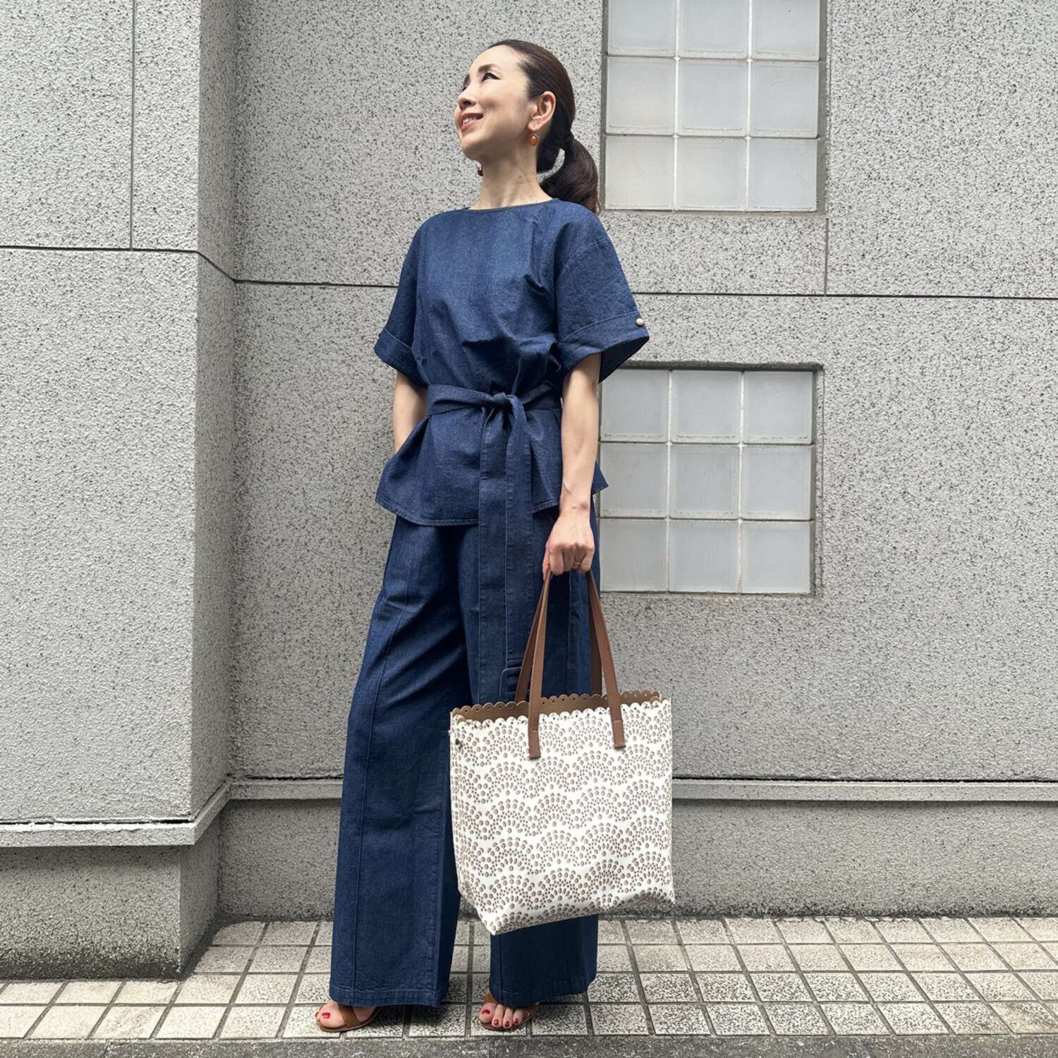 タマミ　ワタナベ トートバッグ “トリックバスケット”