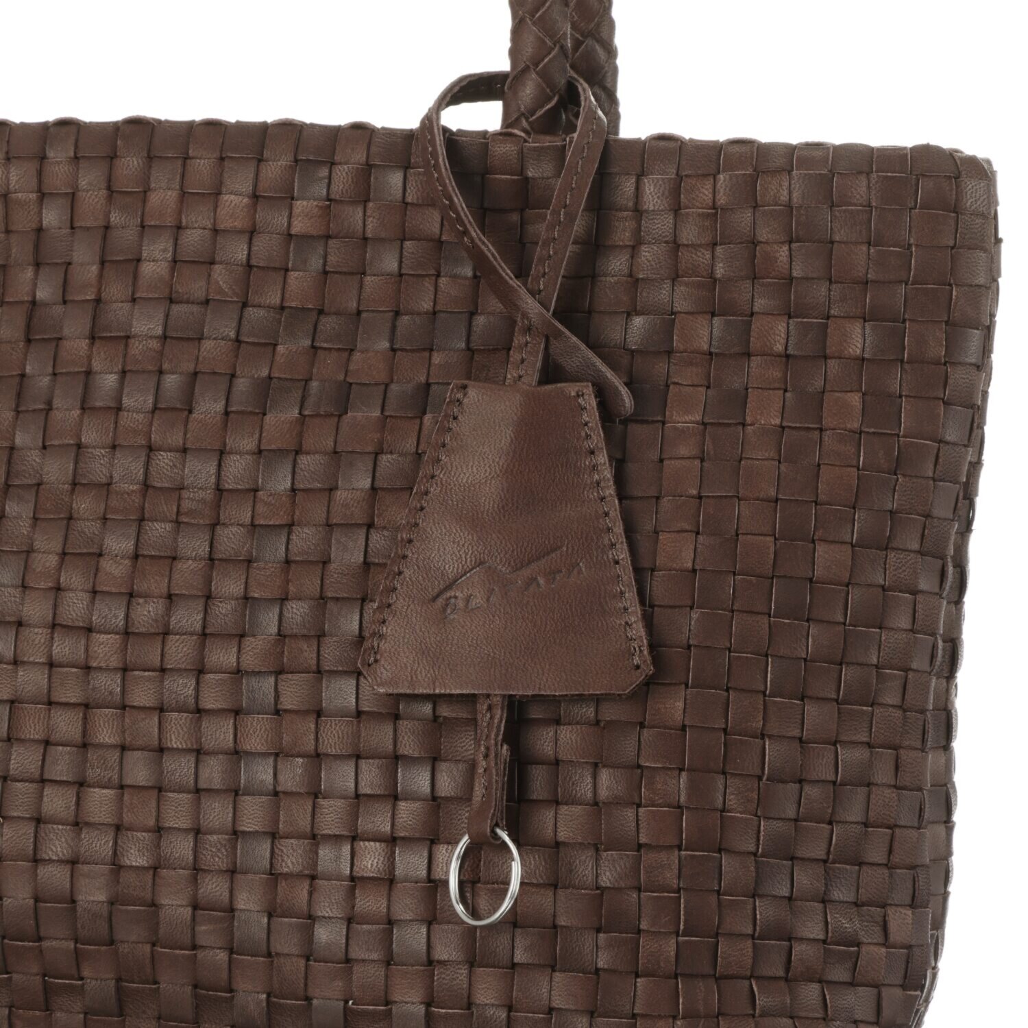 オリタタ ホースレザー メッシュトートバッグ