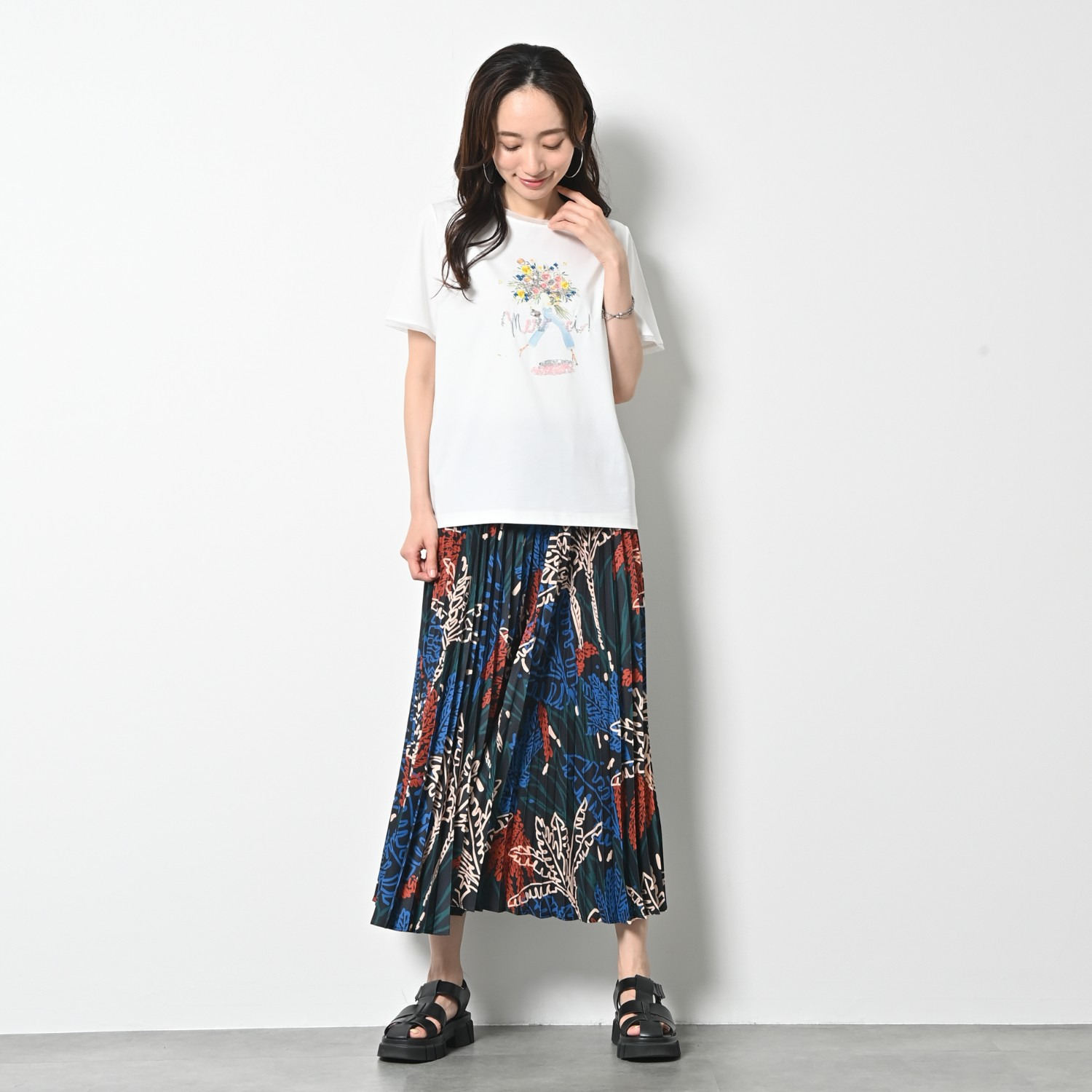 ゼラールスポーツ 接触冷感 さらさらな着心地 刺しゅうモティーフ コットン混プルオーバー