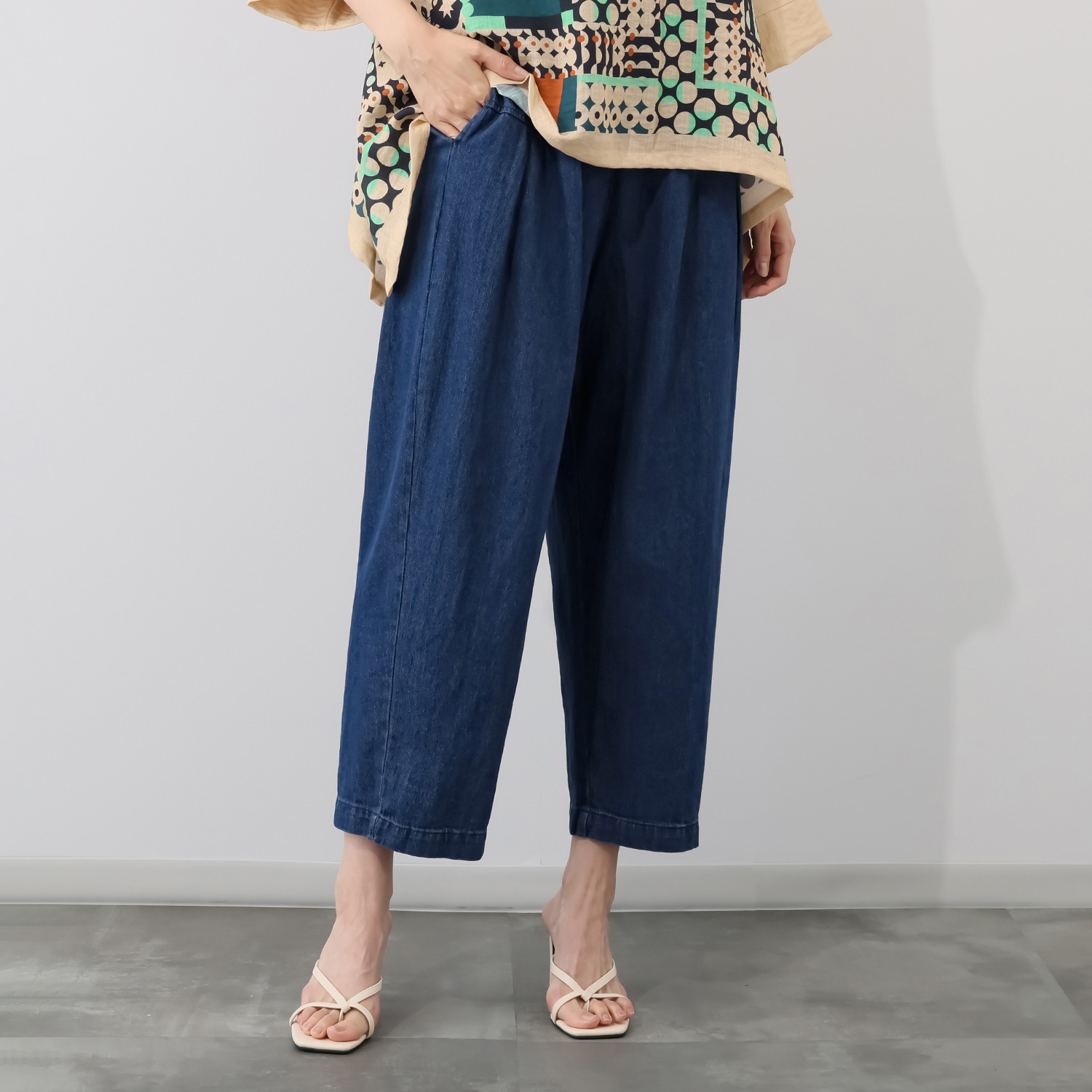 ゼラールスポーツ 軽量＆さらさら ふんわり デニムイージーパンツ