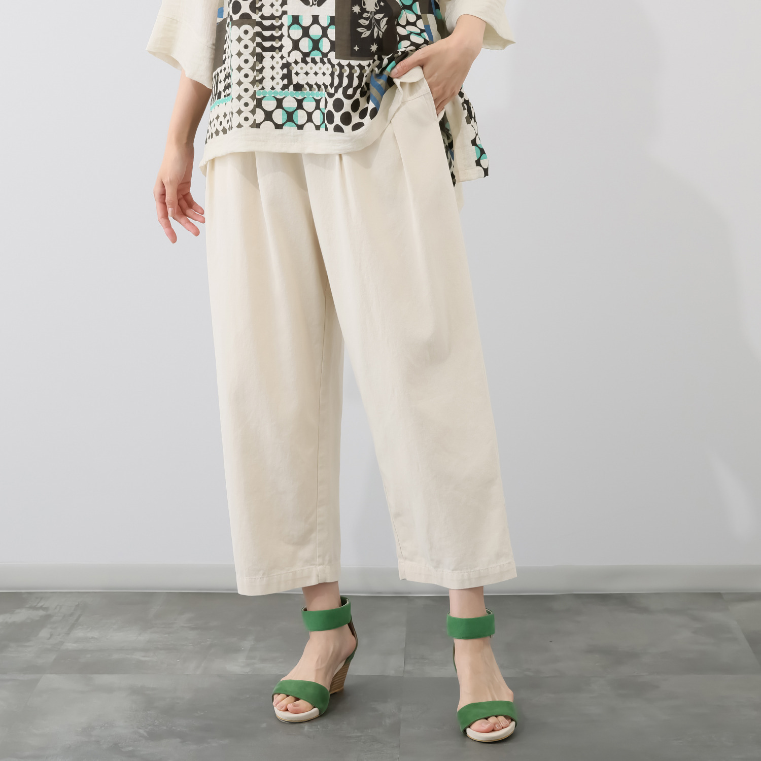 ゼラールスポーツ 軽量＆さらさら ふんわり デニムイージーパンツ