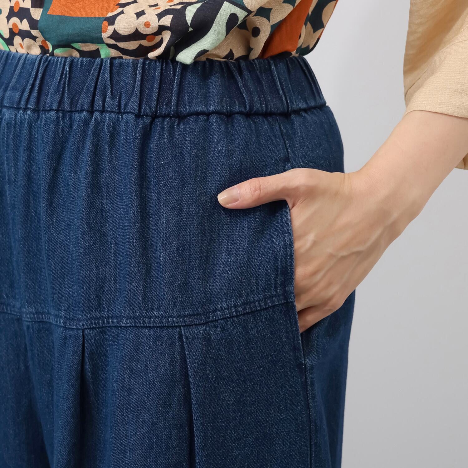 ゼラールスポーツ 軽量＆さらさら ふんわり デニムイージーパンツ