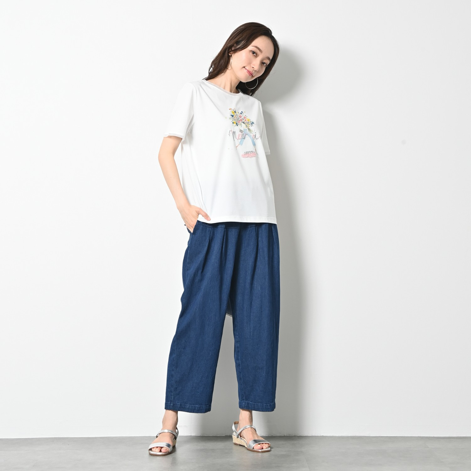 ゼラールスポーツ 軽量＆さらさら ふんわり デニムイージーパンツ