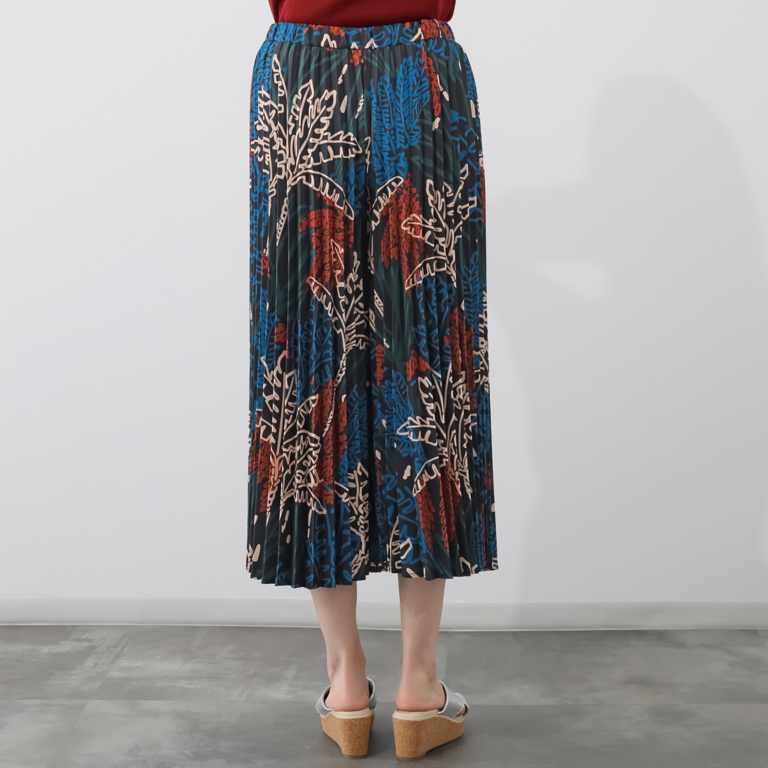 ゼラールスポーツ プリーツデザイン スカート見えパンツ