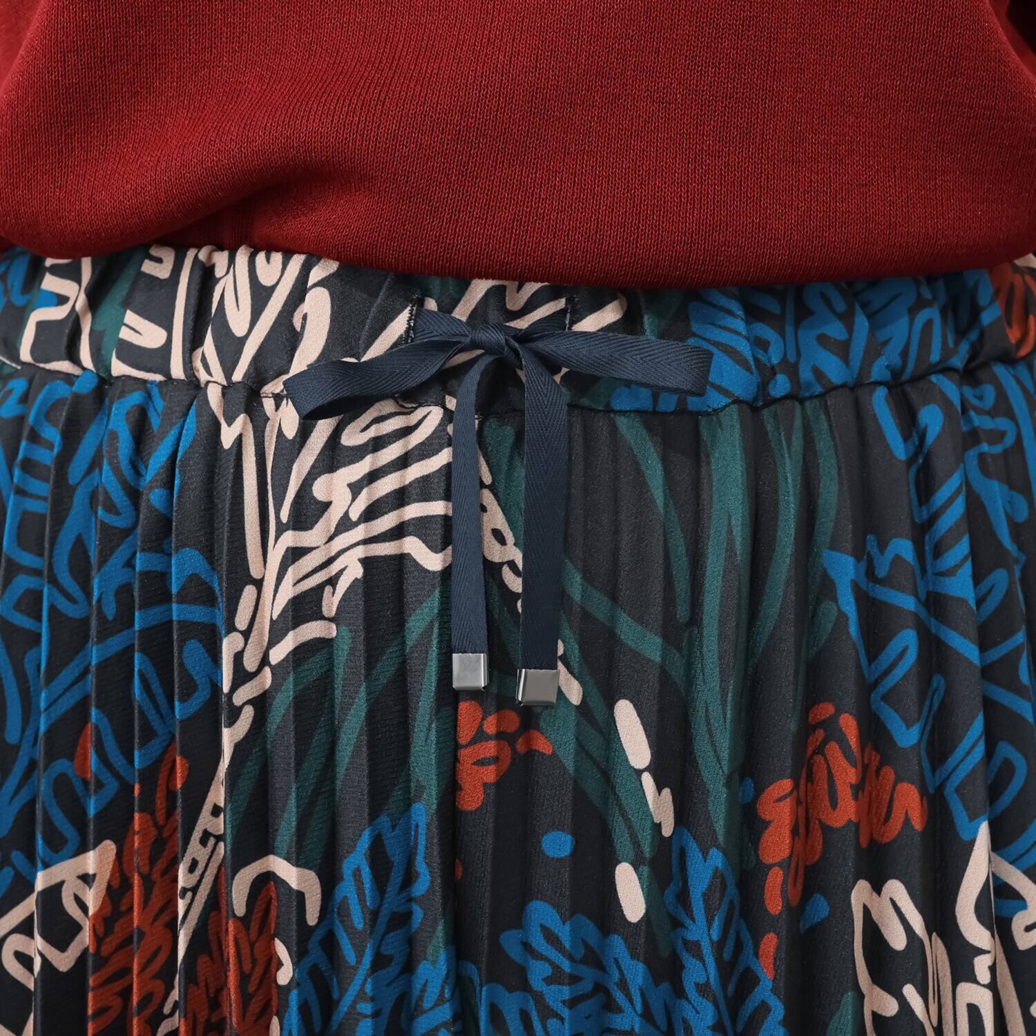 ゼラールスポーツ プリーツデザイン スカート見えパンツ