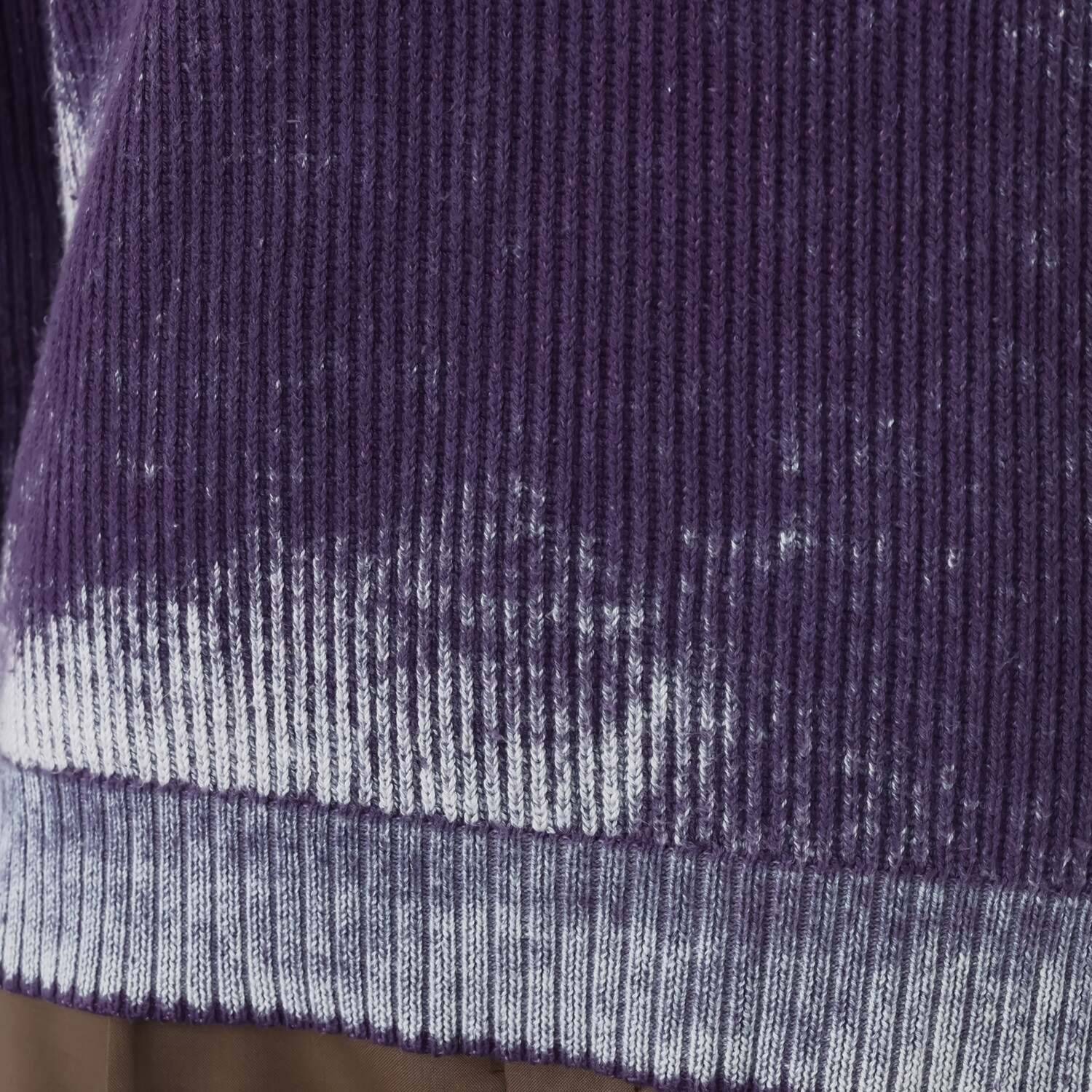 ホワイノットコレクション スペイン製 製品染め ニットプルオーバー