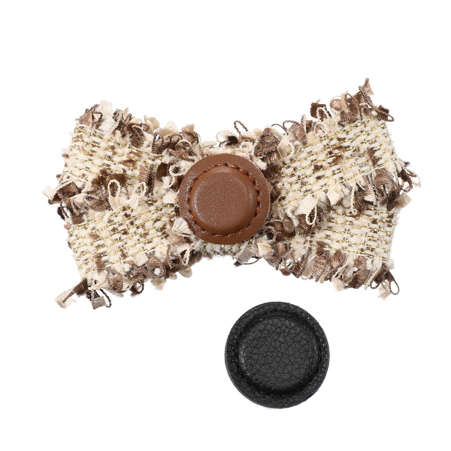 メイドバイスターズ ブローチにもなる マルチアレンジマグネット ＜ファンシーツイード リボンデザイン＞