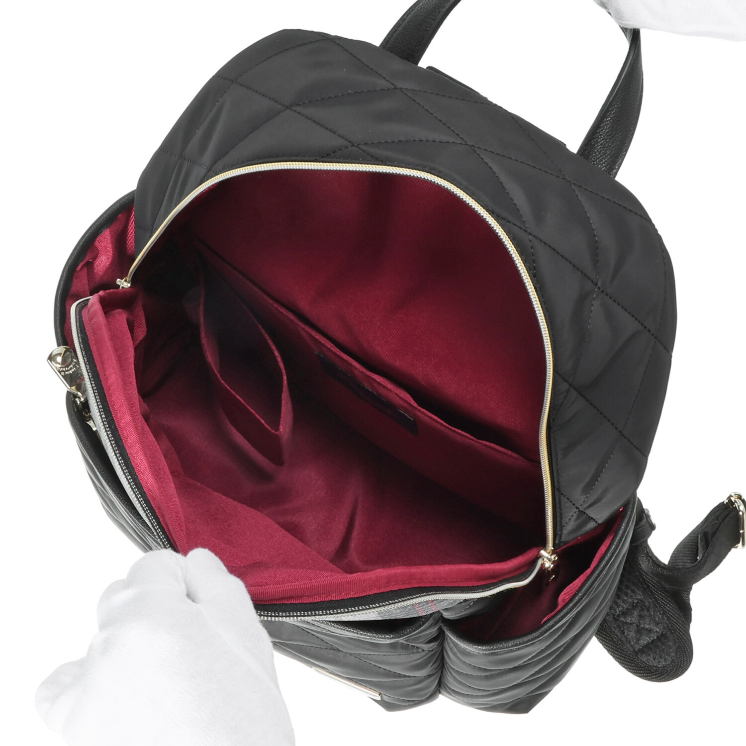 キンロック　バイ キンロックアンダーソン 軽量 ダイヤモンドキルティング Ａ４対応ラウンドリュック