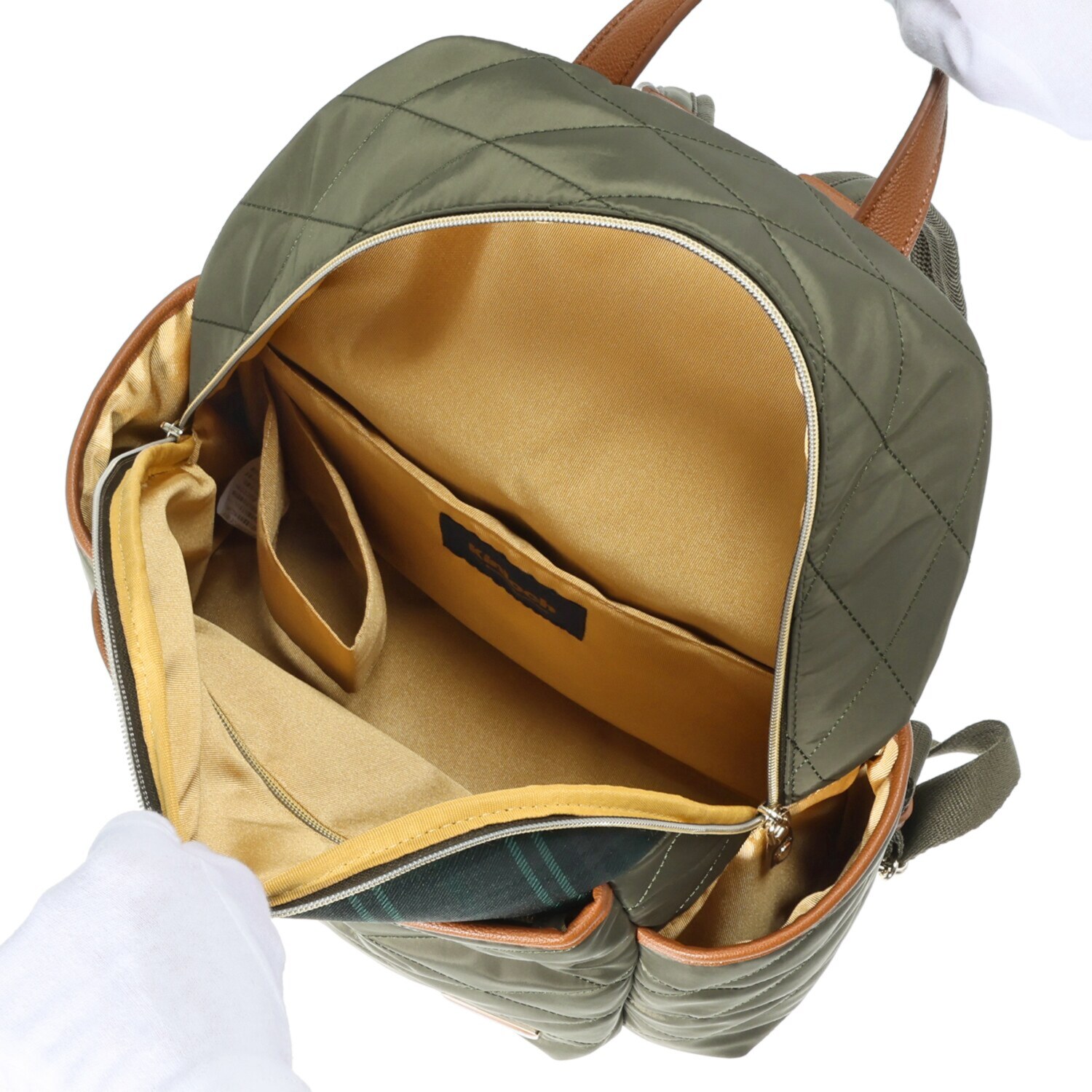 キンロック　バイ キンロックアンダーソン 軽量 ダイヤモンドキルティング Ａ４対応ラウンドリュック