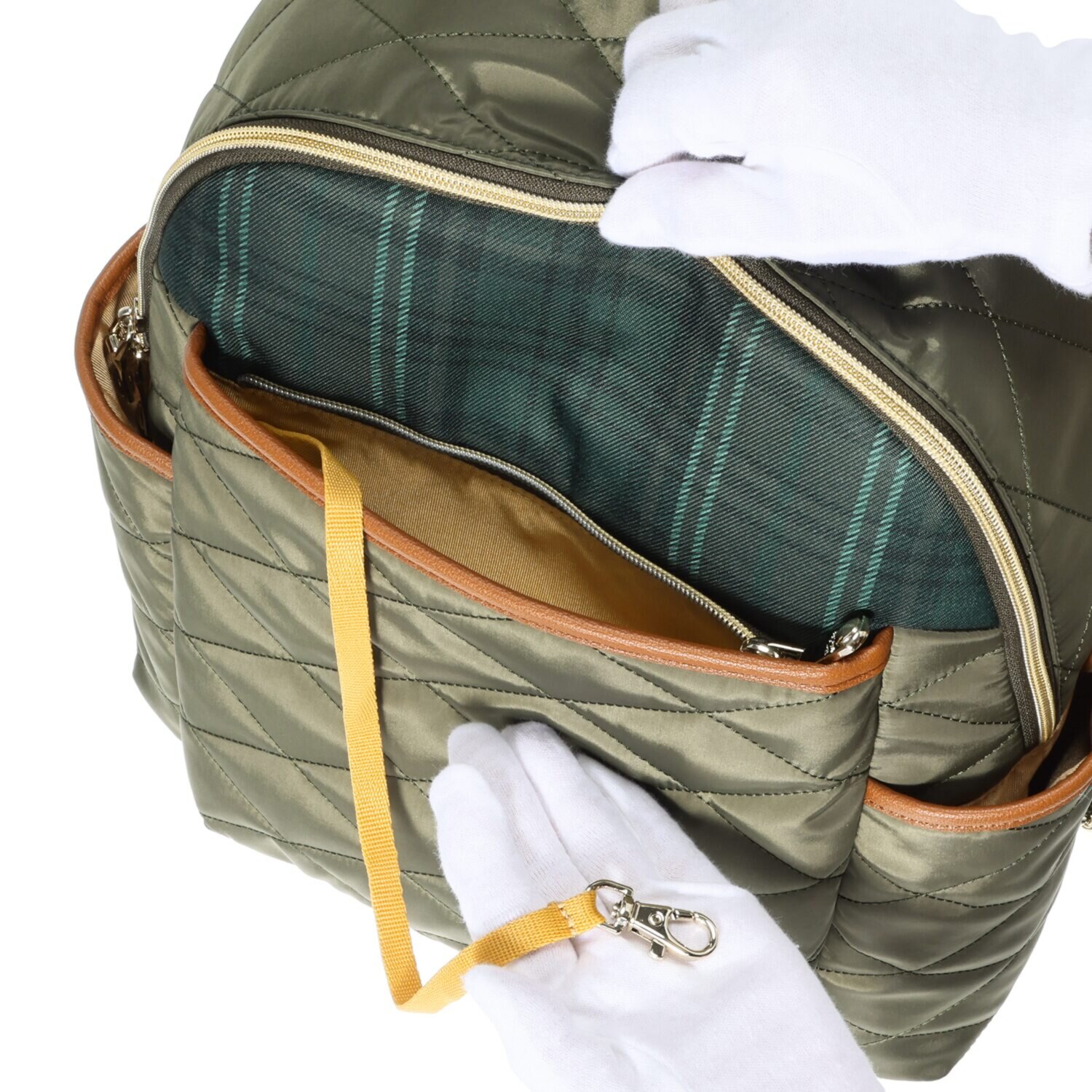 キンロック　バイ キンロックアンダーソン 軽量 ダイヤモンドキルティング Ａ４対応ラウンドリュック