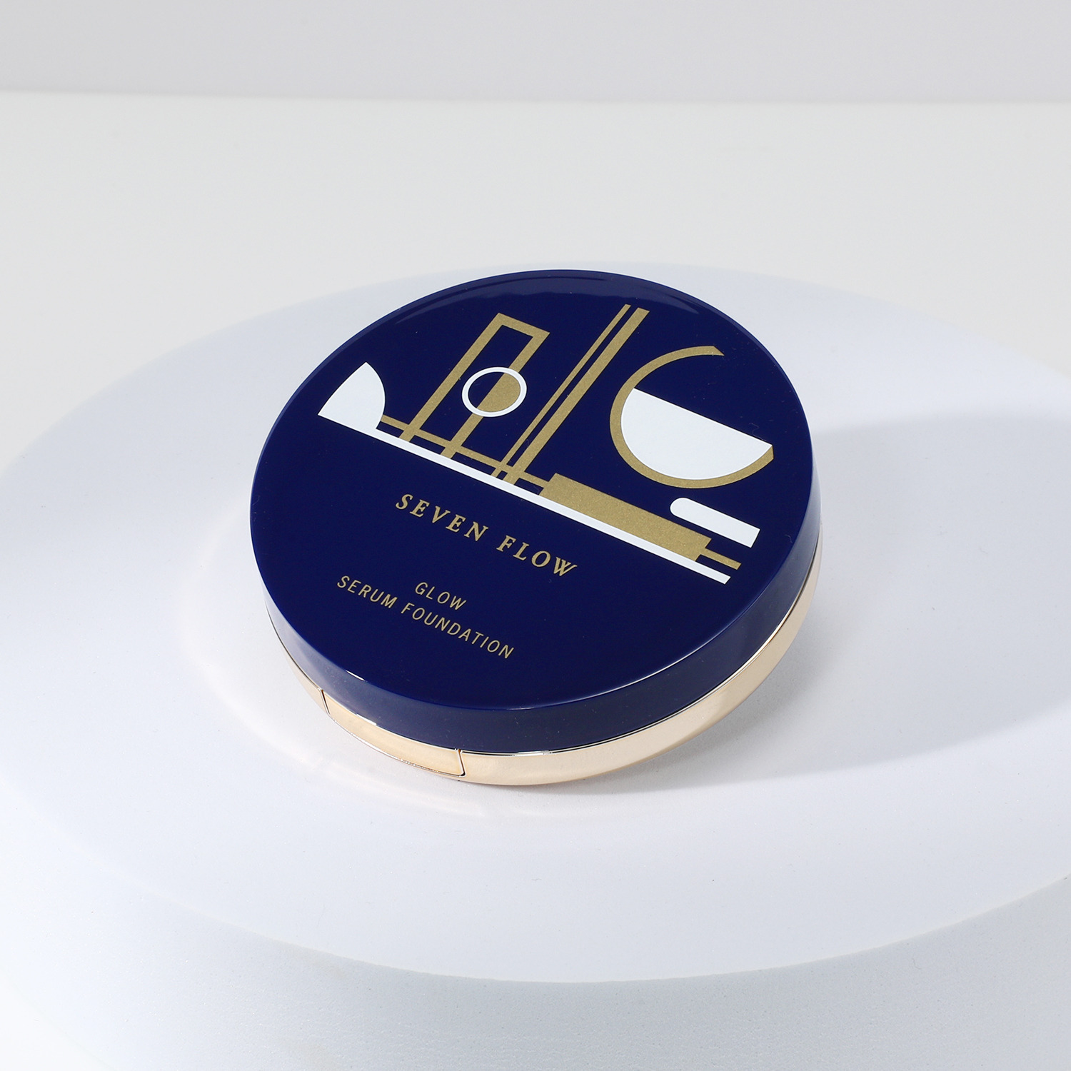 セブン　フロー メイクしながらスキンケア 透明感ある上品ツヤ肌演出 １品１１役！ グロウセラム ファンデーション ３個分セット