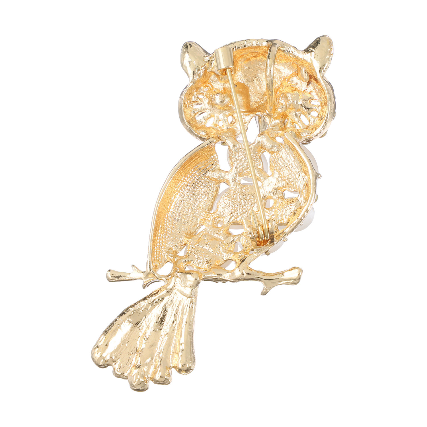 ドンナルマ キラキラブローチ ＜フクロウ＞