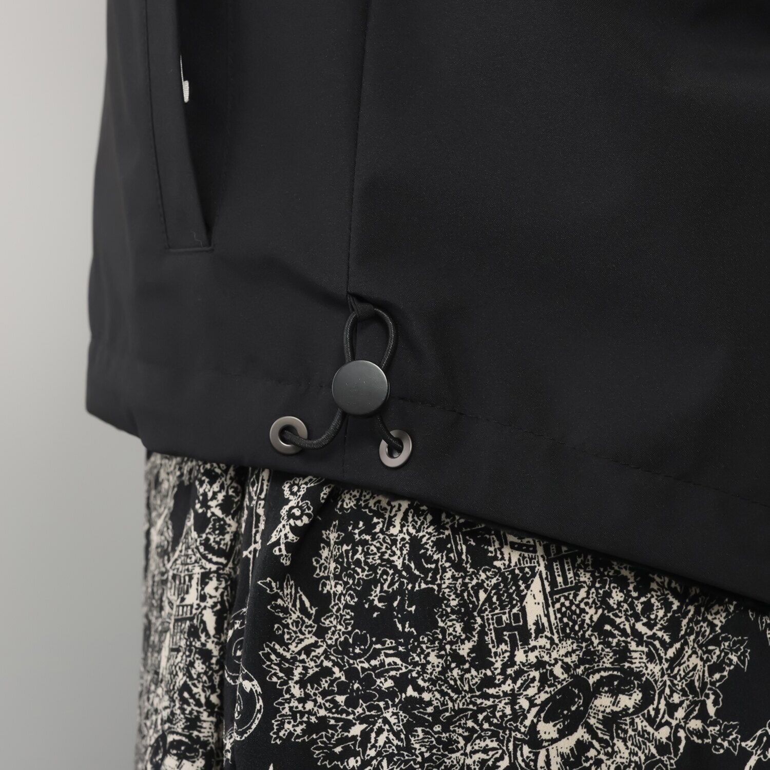 シェアードミンク リバーシブル フーディージャケット