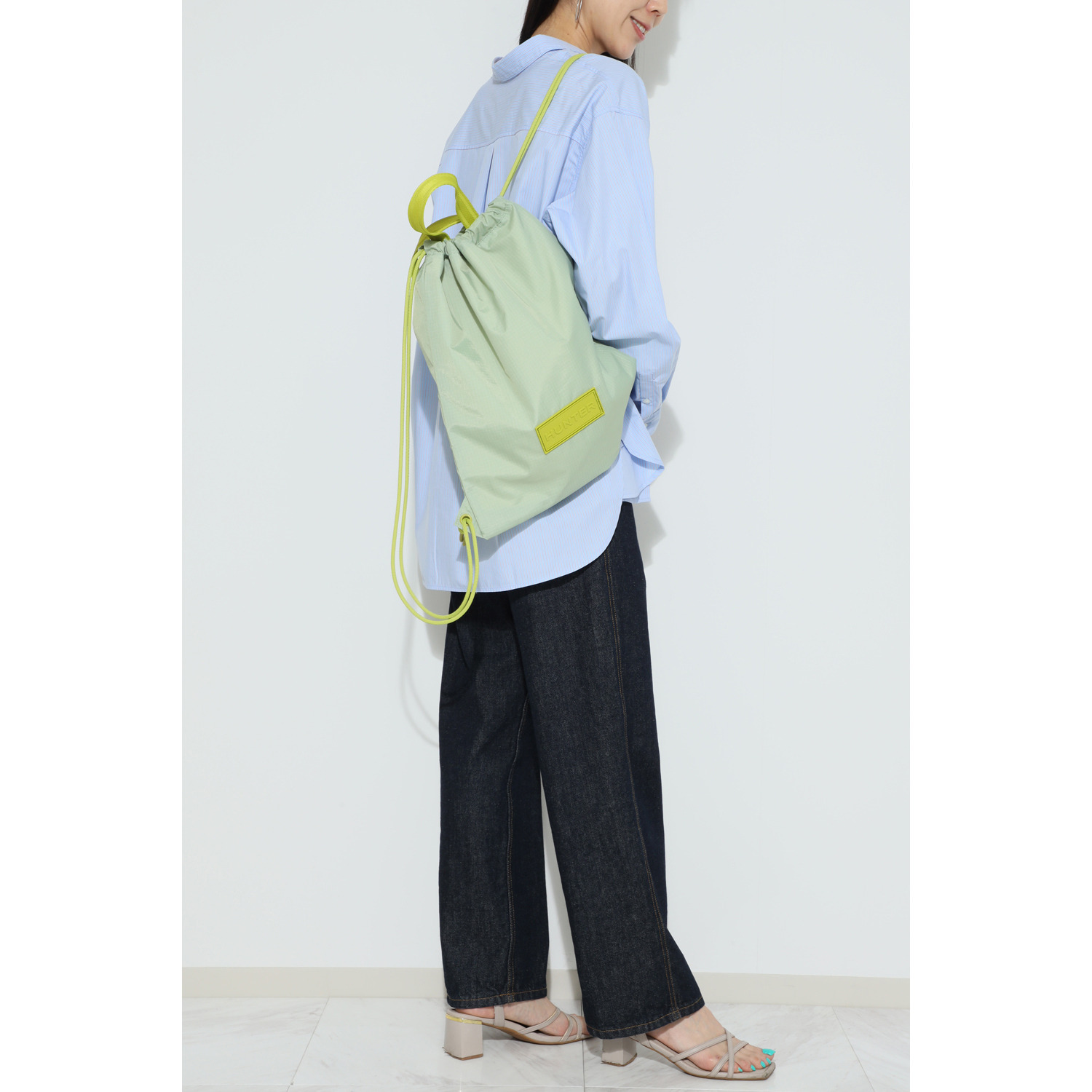 ハンター はっ水 トラベルドローストリング バックパック