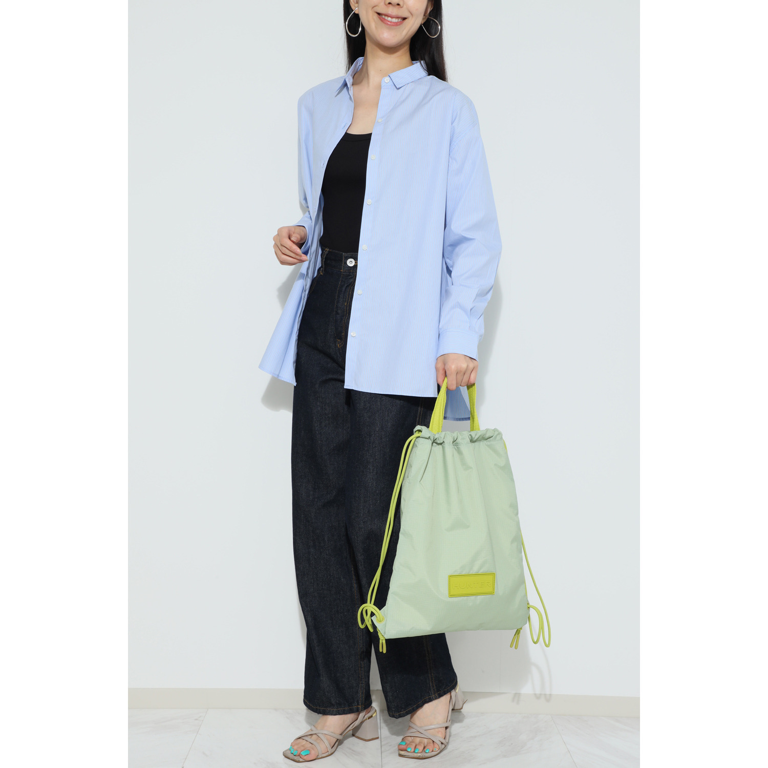 ハンター はっ水 トラベルドローストリング バックパック