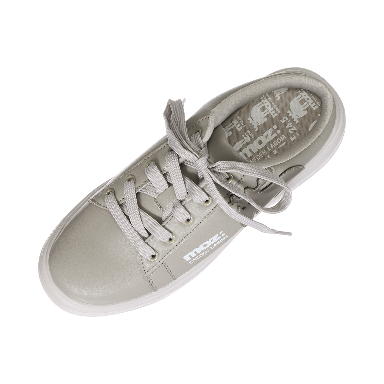 モズ 軽量・厚底 ミュールスニーカー