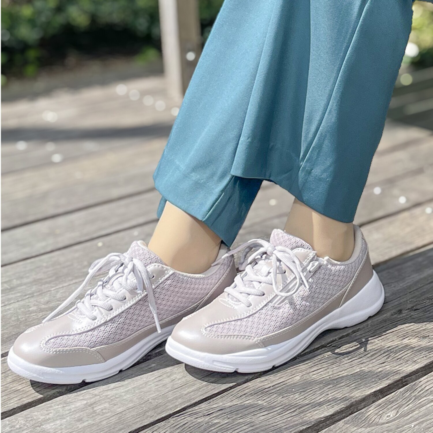 リラクサー メッシュ サイドファスナー付 スニーカー＜レディース＞