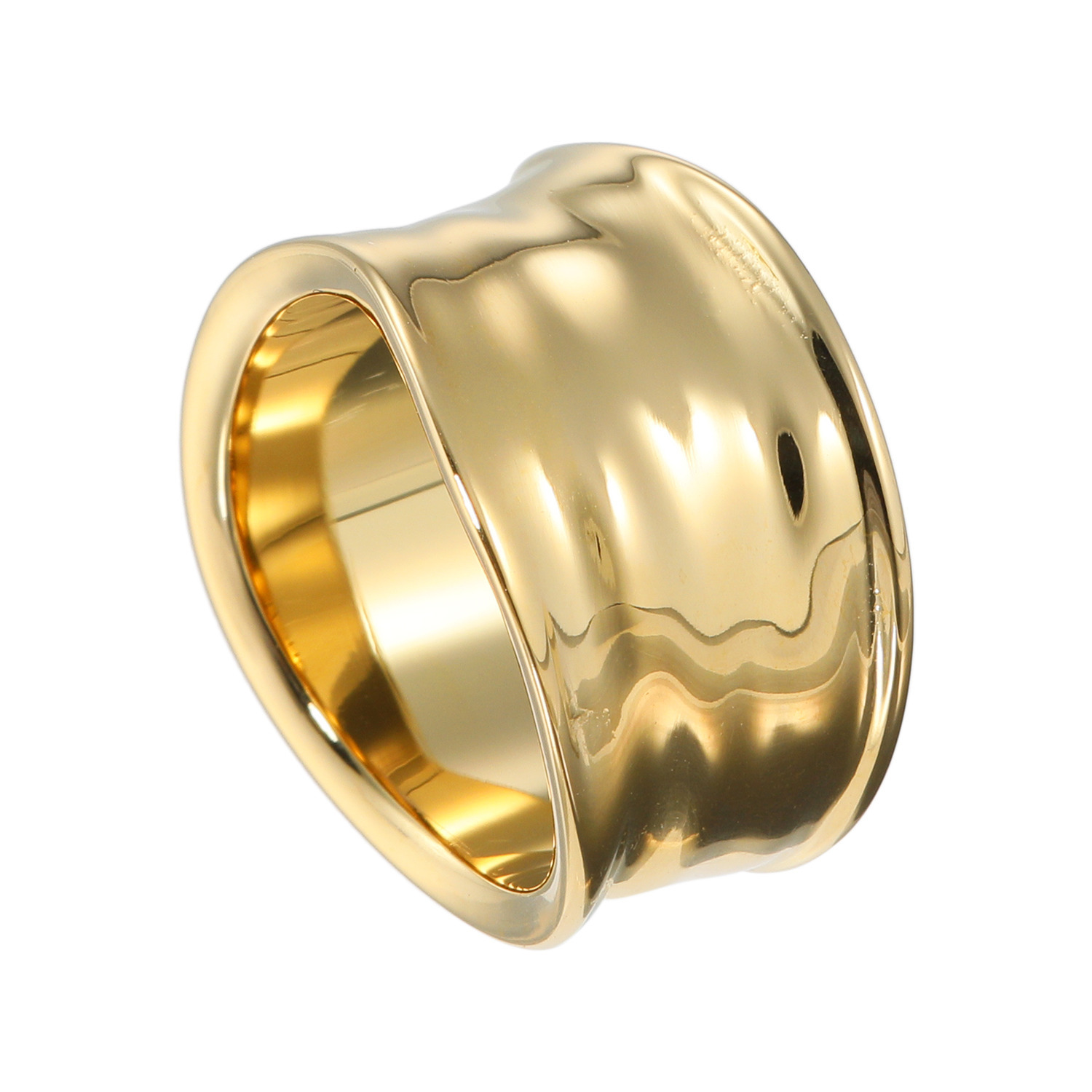 ラフィナリスタ サージカルステンレス ウェーブテクスチャー ワイドリング