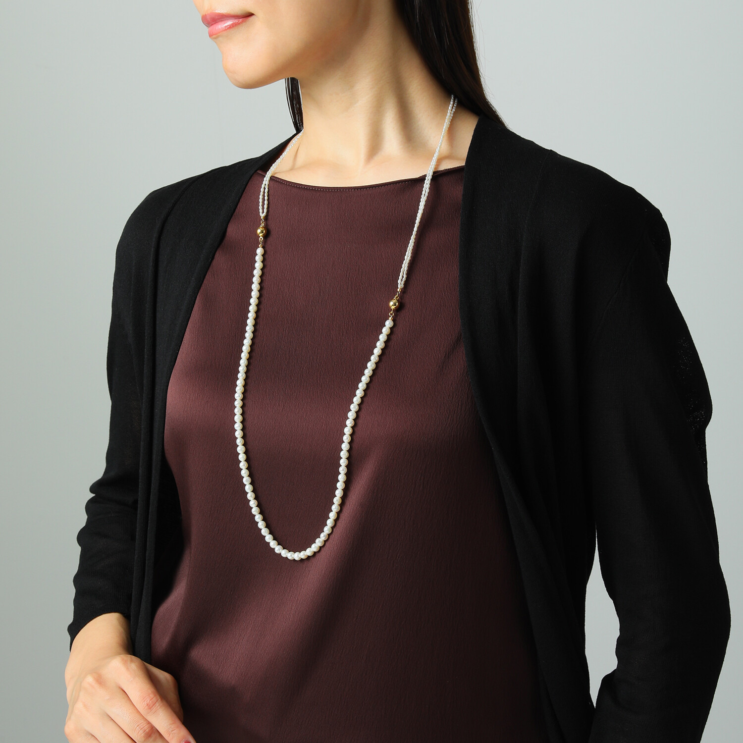 オルウィズ ４ウェイで楽しめる 淡水パール ネックレスセット