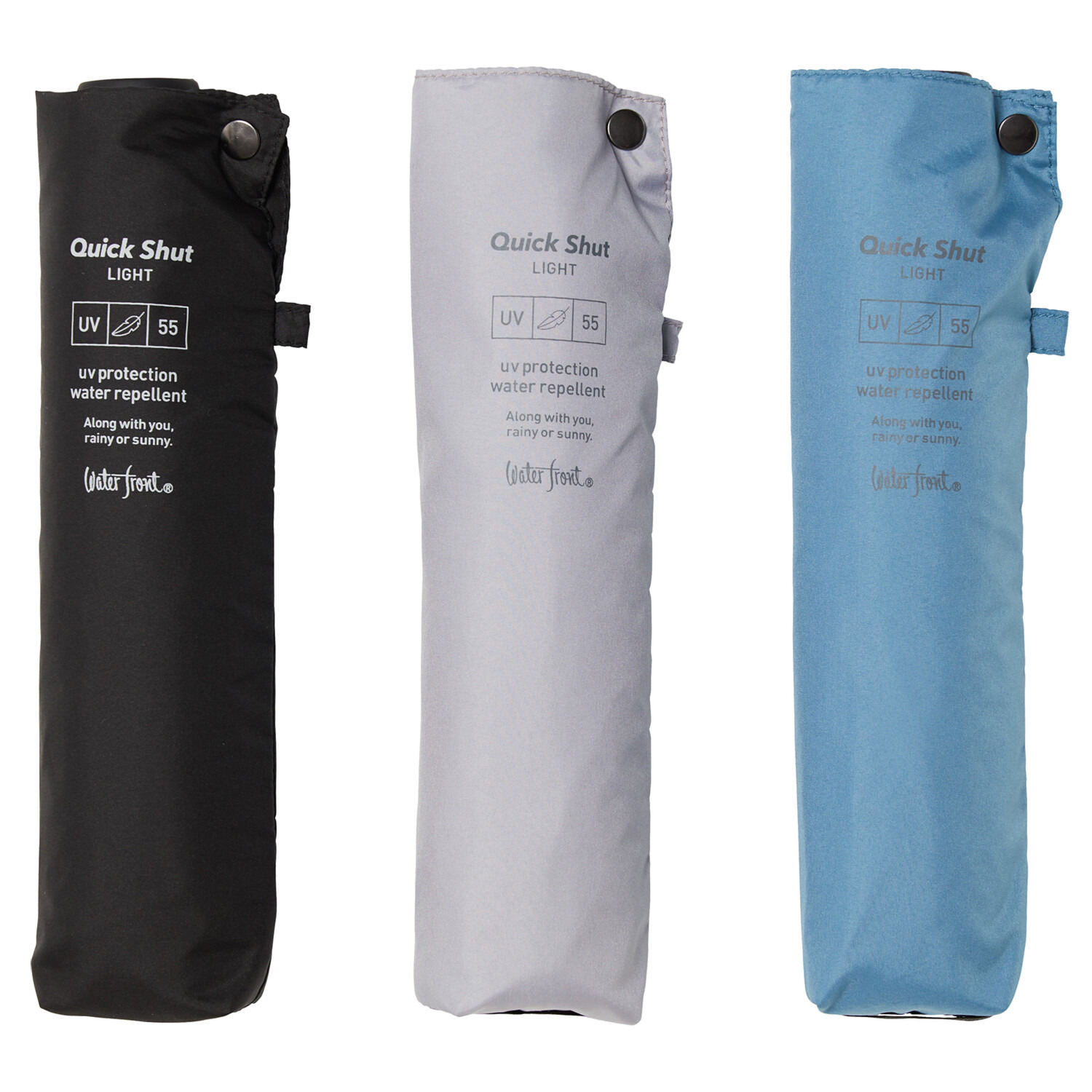 ウォーターフロント “クイックシャット 　ライト” 折りたたみ傘