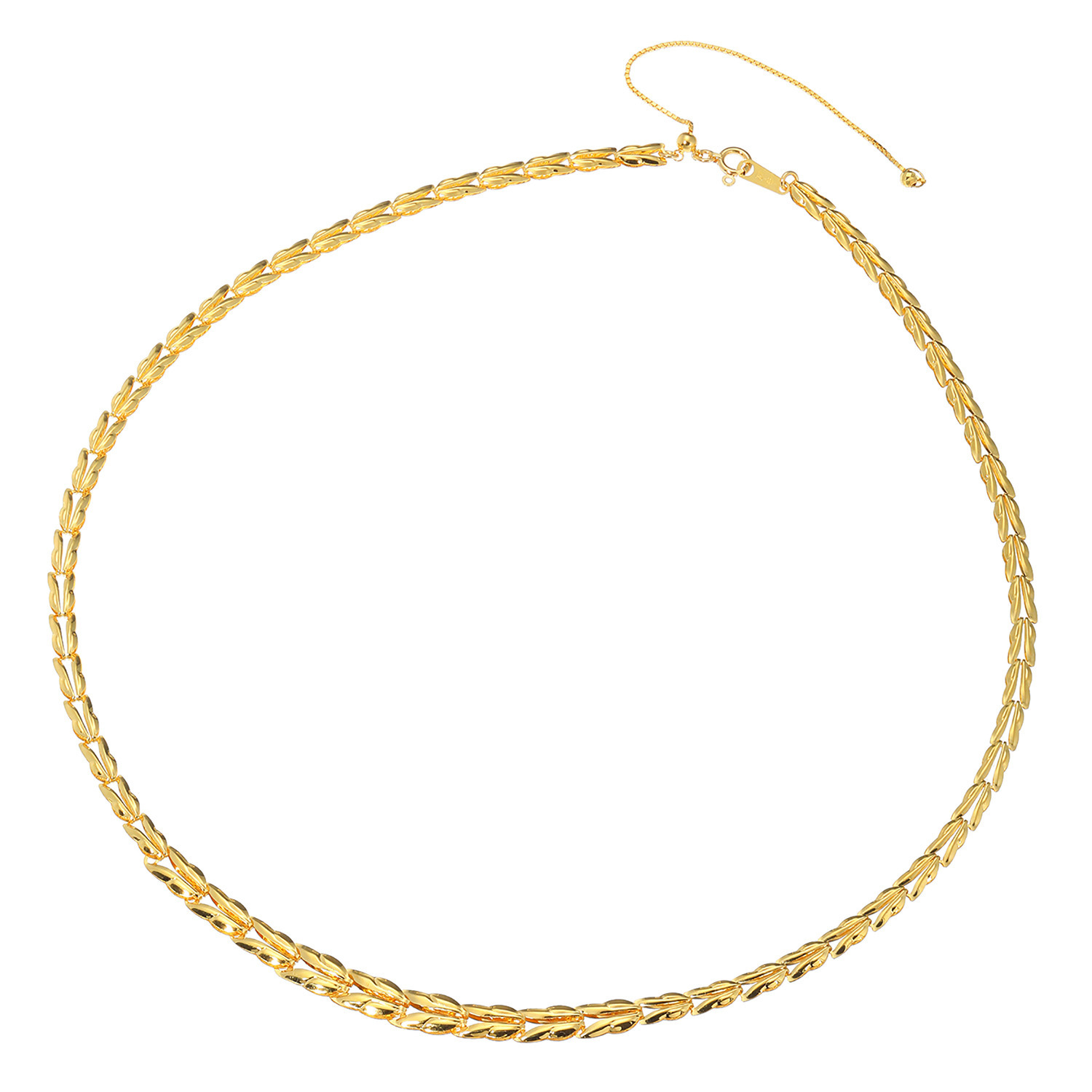 ラ・ピュア　バイ チェーンクリエイト ７ｇＵＰ 純金製 リバーシブル グラデーションネックレス