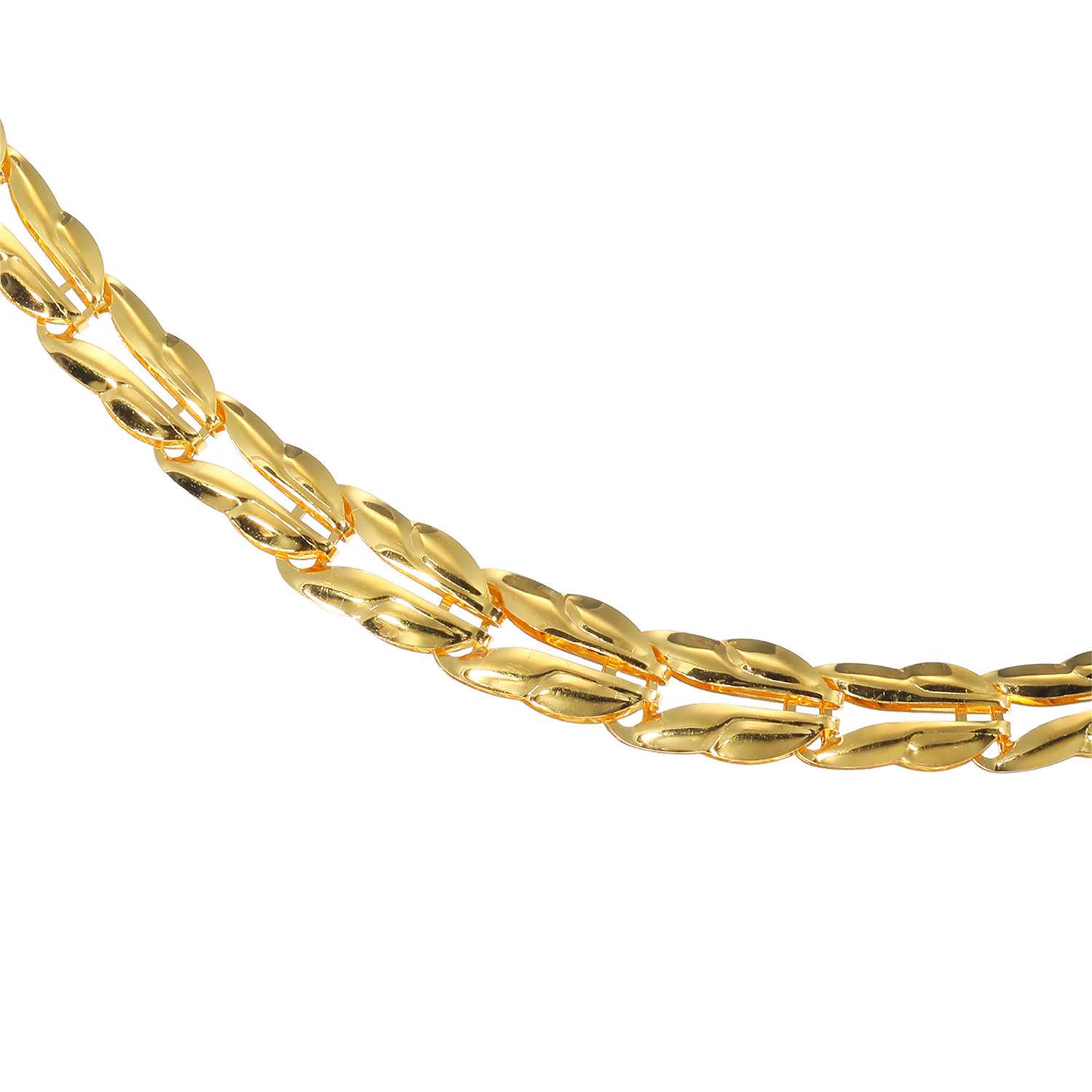 ラ・ピュア　バイ チェーンクリエイト ７ｇＵＰ 純金製 リバーシブル グラデーションネックレス