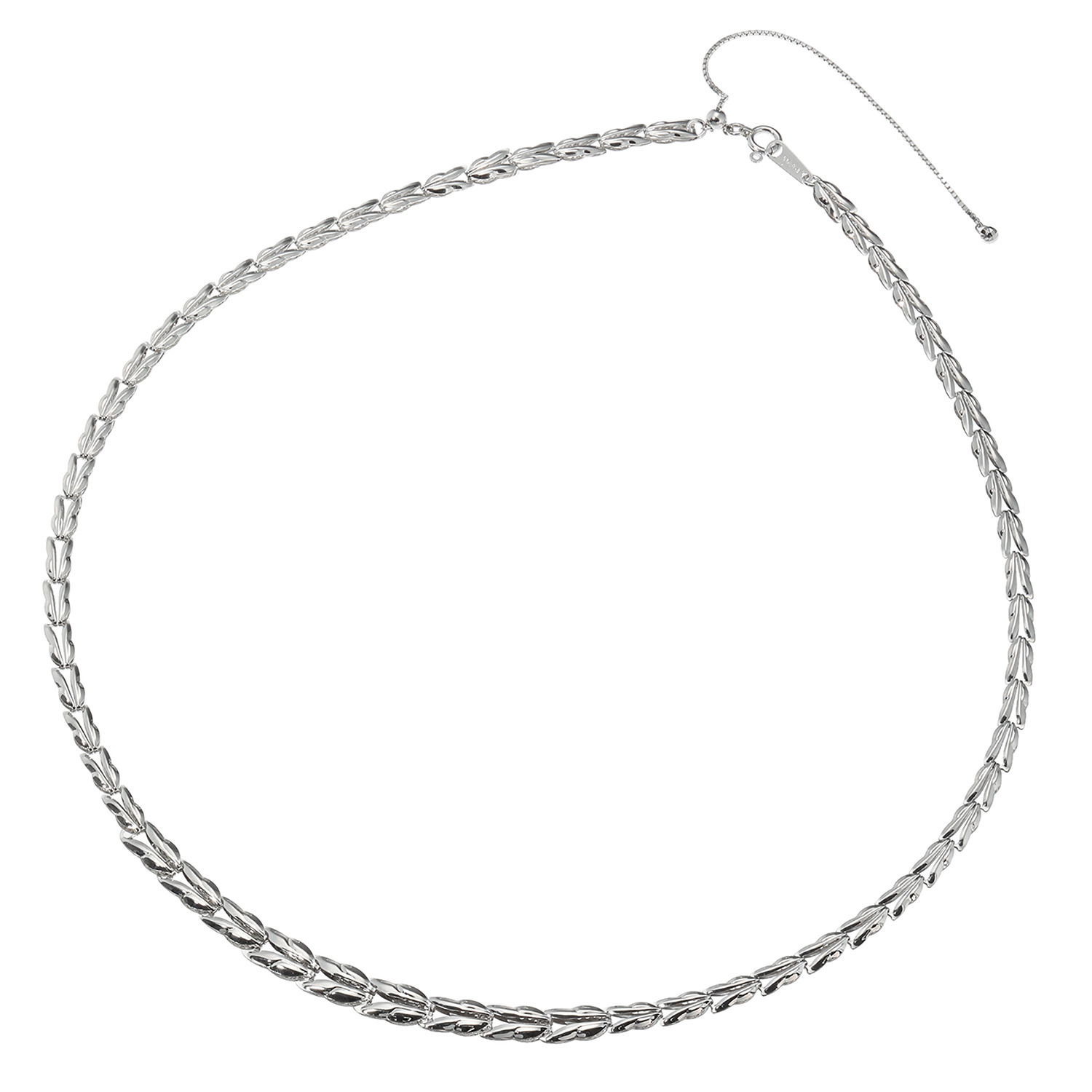 ラ・ピュア　バイ チェーンクリエイト ７．５ｇＵＰ 純プラチナ製 リバーシブル グラデーションネックレス