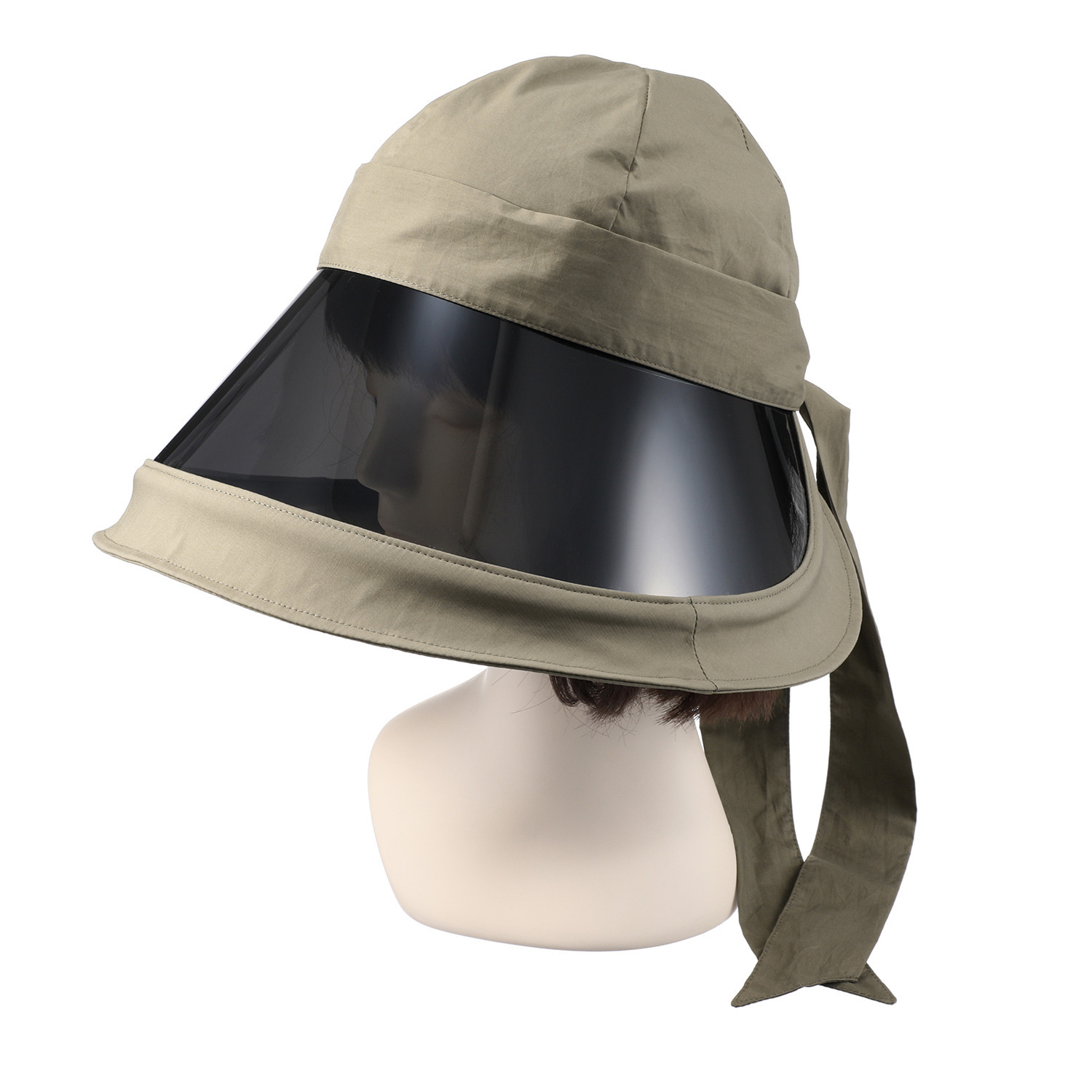 メイドバイスターズ ぐるっと サンバイザーパネル付き ＵＶカット帽子 （スカーフタイ付き）