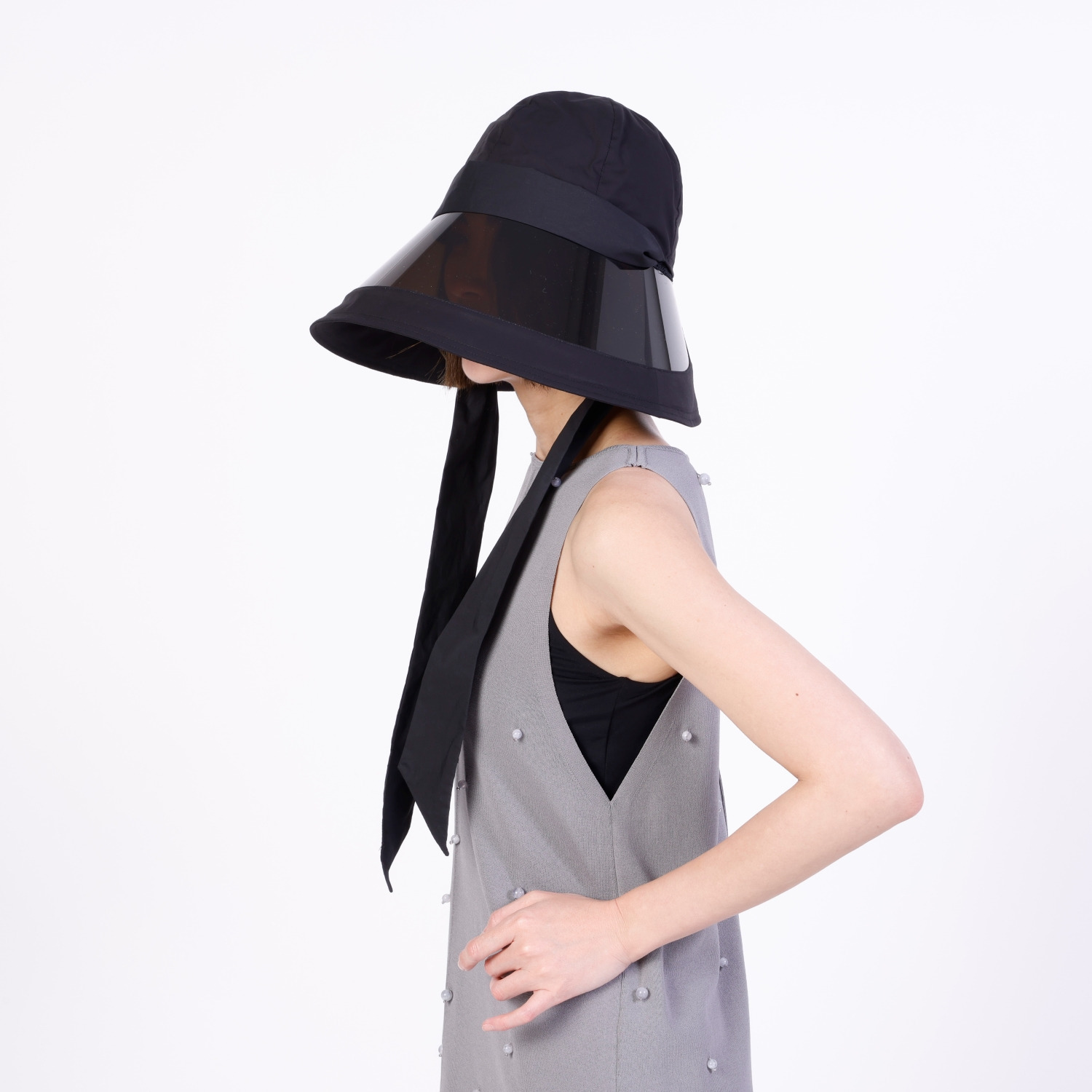 メイドバイスターズ ぐるっと サンバイザーパネル付き ＵＶカット帽子 （スカーフタイ付き）