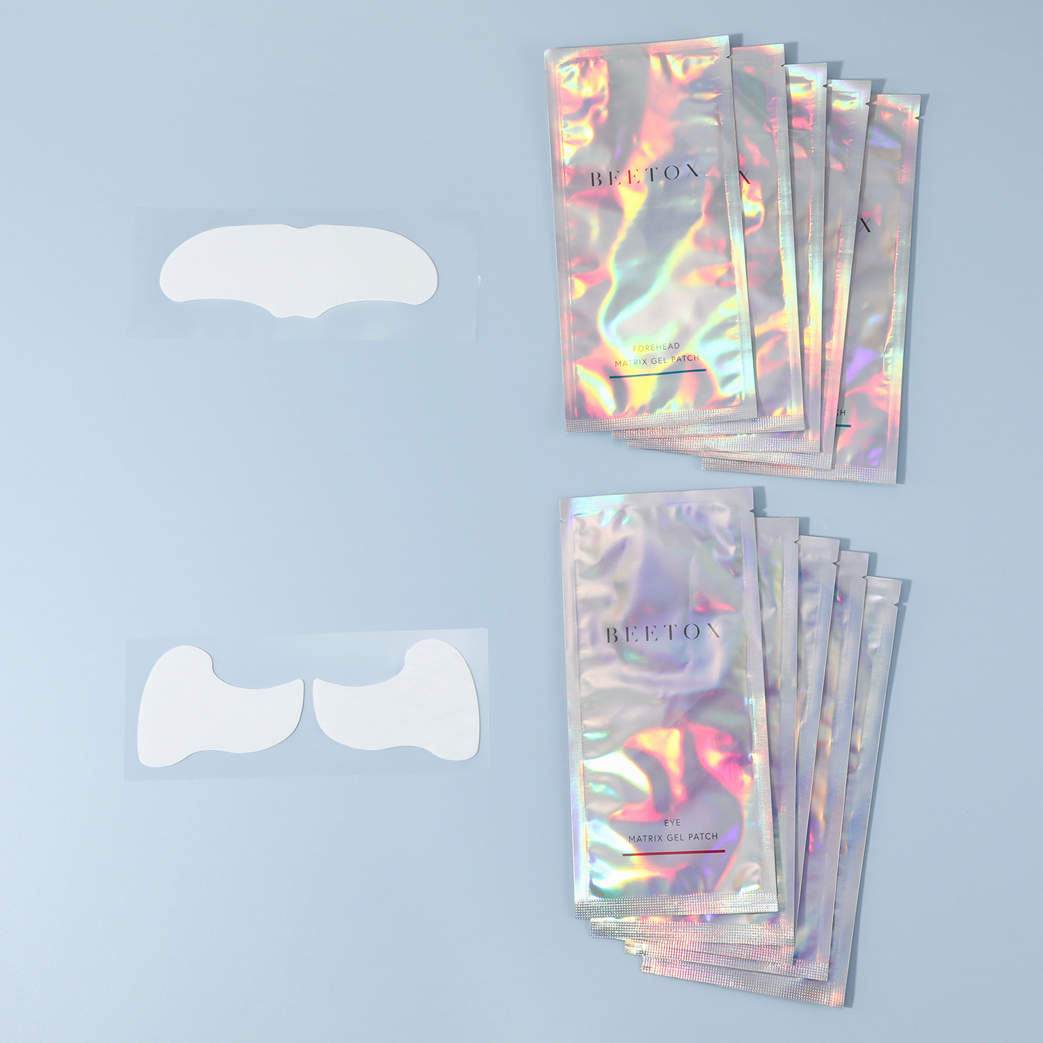 ビートックス 独自技術採用 エクストラモイストゲルで 貼るだけ速攻 潤いとハリの集中ケア！ マトリックスゲルパッチ パーツ別２種　計１０袋 特別セット