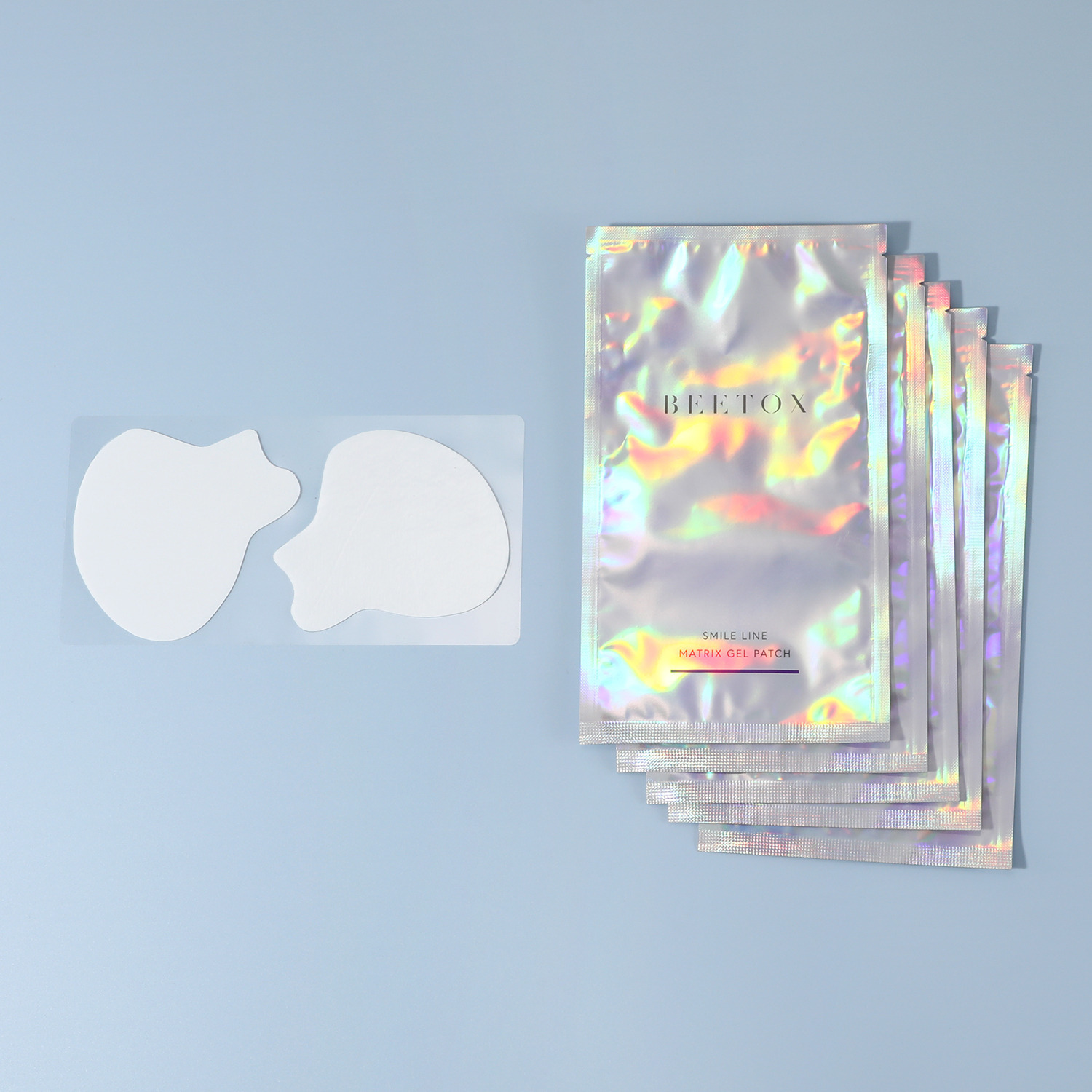 ビートックス 独自技術採用 エクストラモイストゲルで 貼るだけ速攻 潤いとハリの集中ケア！ マトリックスゲルパッチＳ ＜口元・ほほ用 ゲルパッチ＞５袋セット