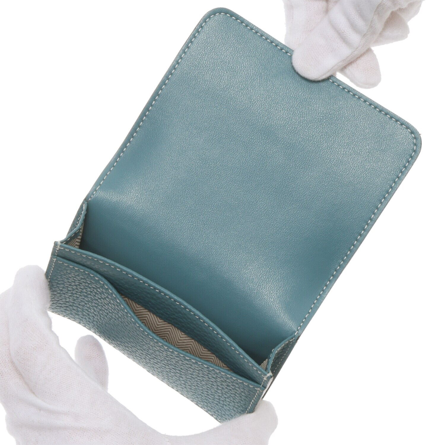 モーヴ 牛革 名刺カードケース