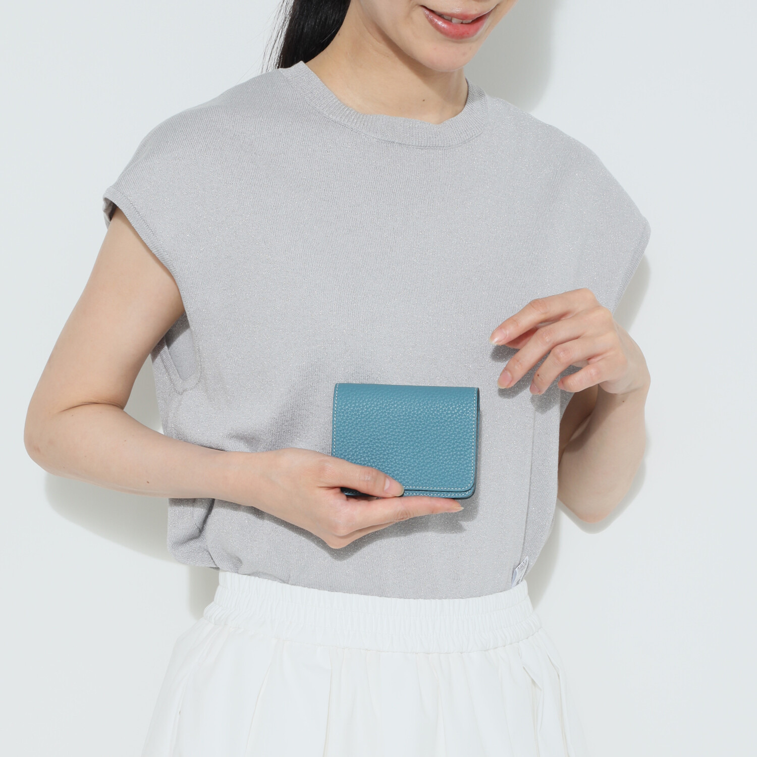 モーヴ 牛革 名刺カードケース