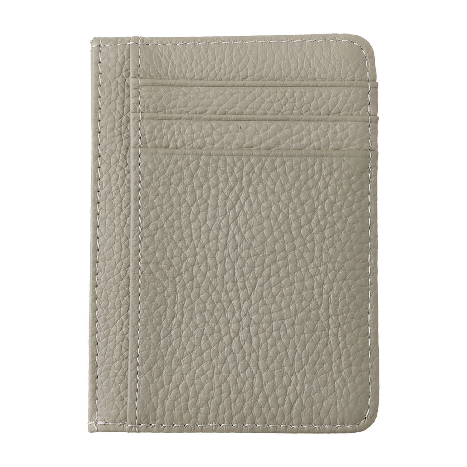 モーヴ 究極の ミニマリストウォレット！ 牛革 薄型両面カードケース