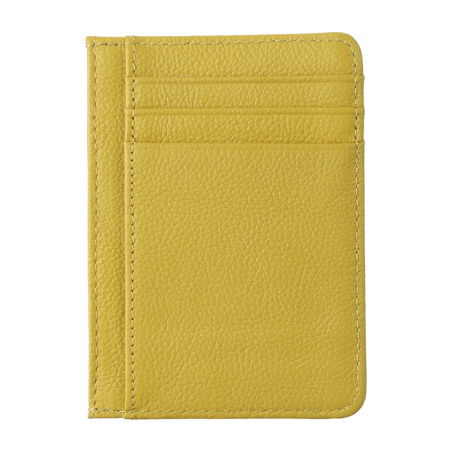 モーヴ 究極の ミニマリストウォレット！ 牛革 薄型両面カードケース