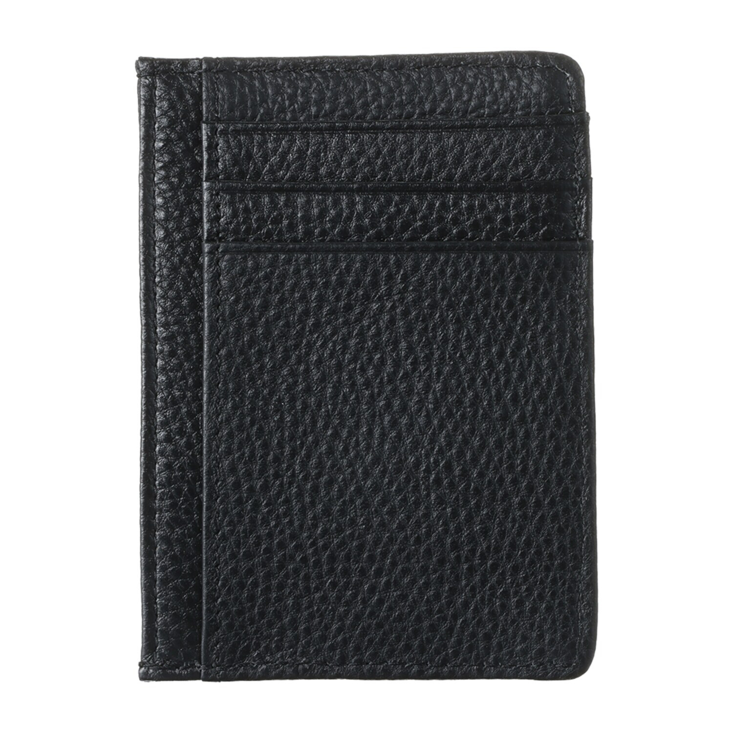 モーヴ 究極の ミニマリストウォレット！ 牛革 薄型両面カードケース